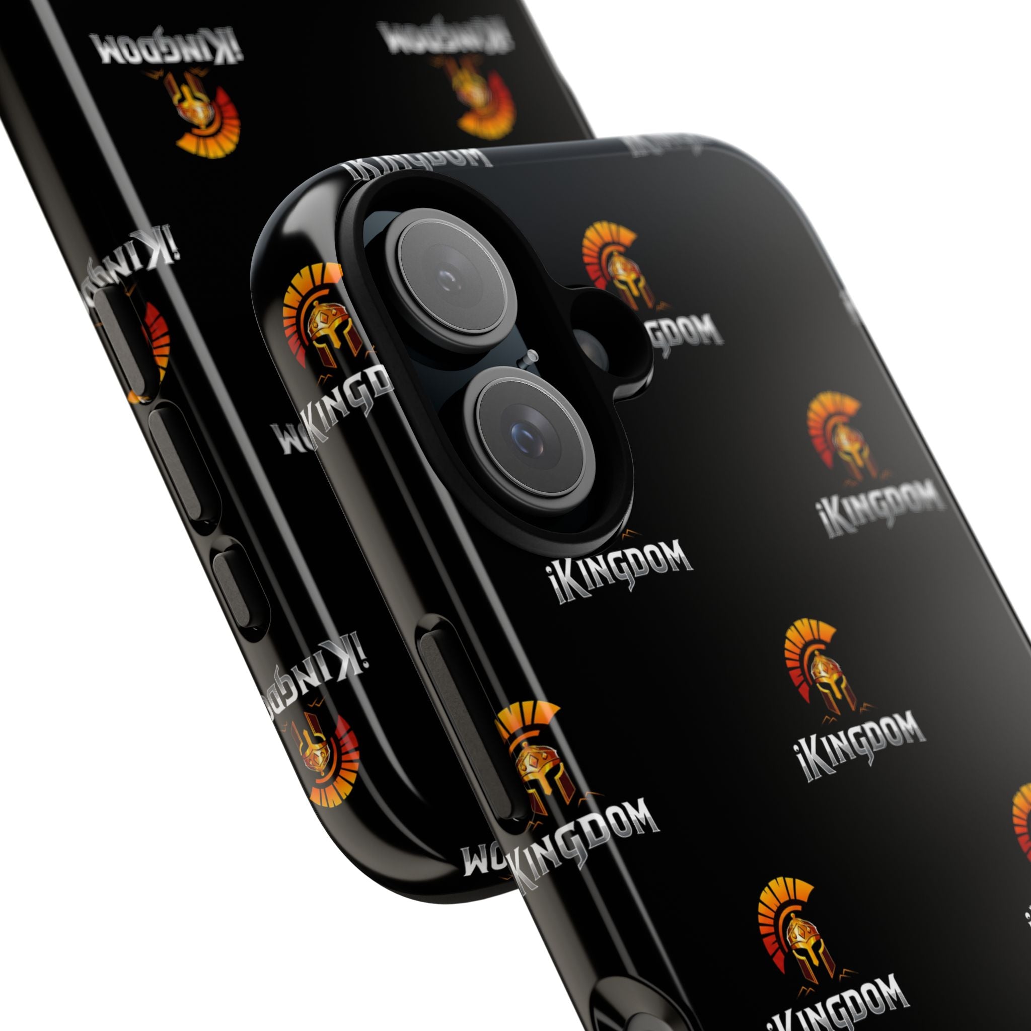 iKingdom Spartan Logo Tough Phone Case — Black Protective Phone Cover