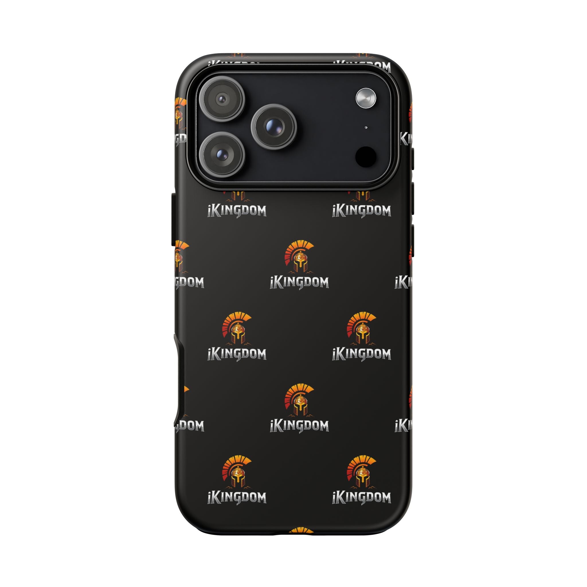 iKingdom Spartan Logo Tough Phone Case — Black Protective Phone Cover