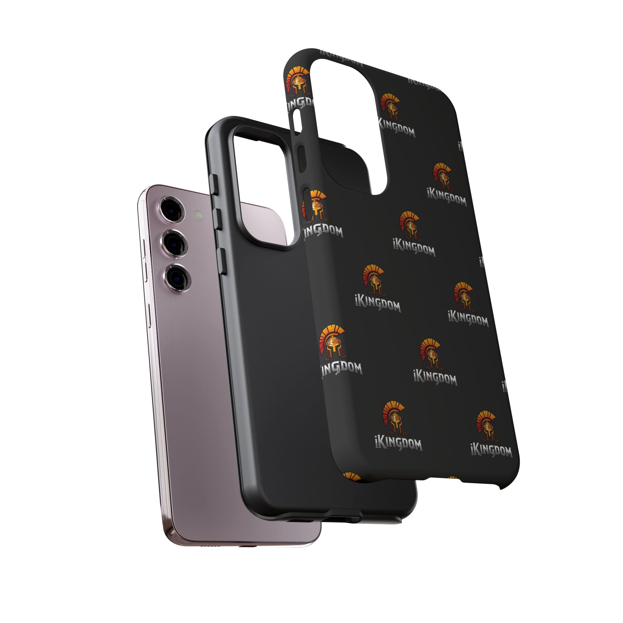 iKingdom Spartan Logo Tough Phone Case — Black Protective Phone Cover
