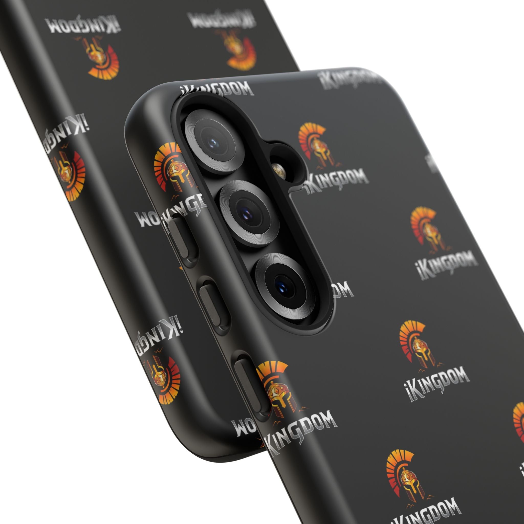 iKingdom Spartan Logo Tough Phone Case — Black Protective Phone Cover