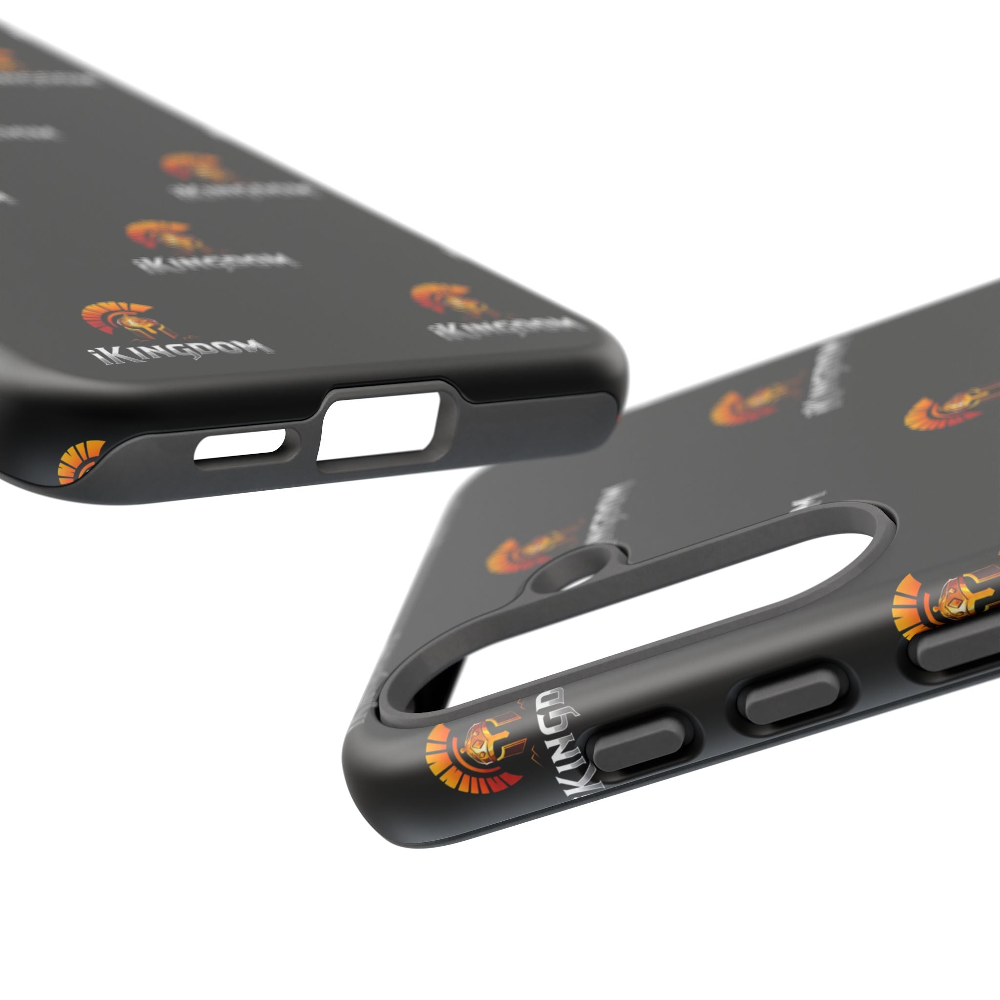 iKingdom Spartan Logo Tough Phone Case — Black Protective Phone Cover