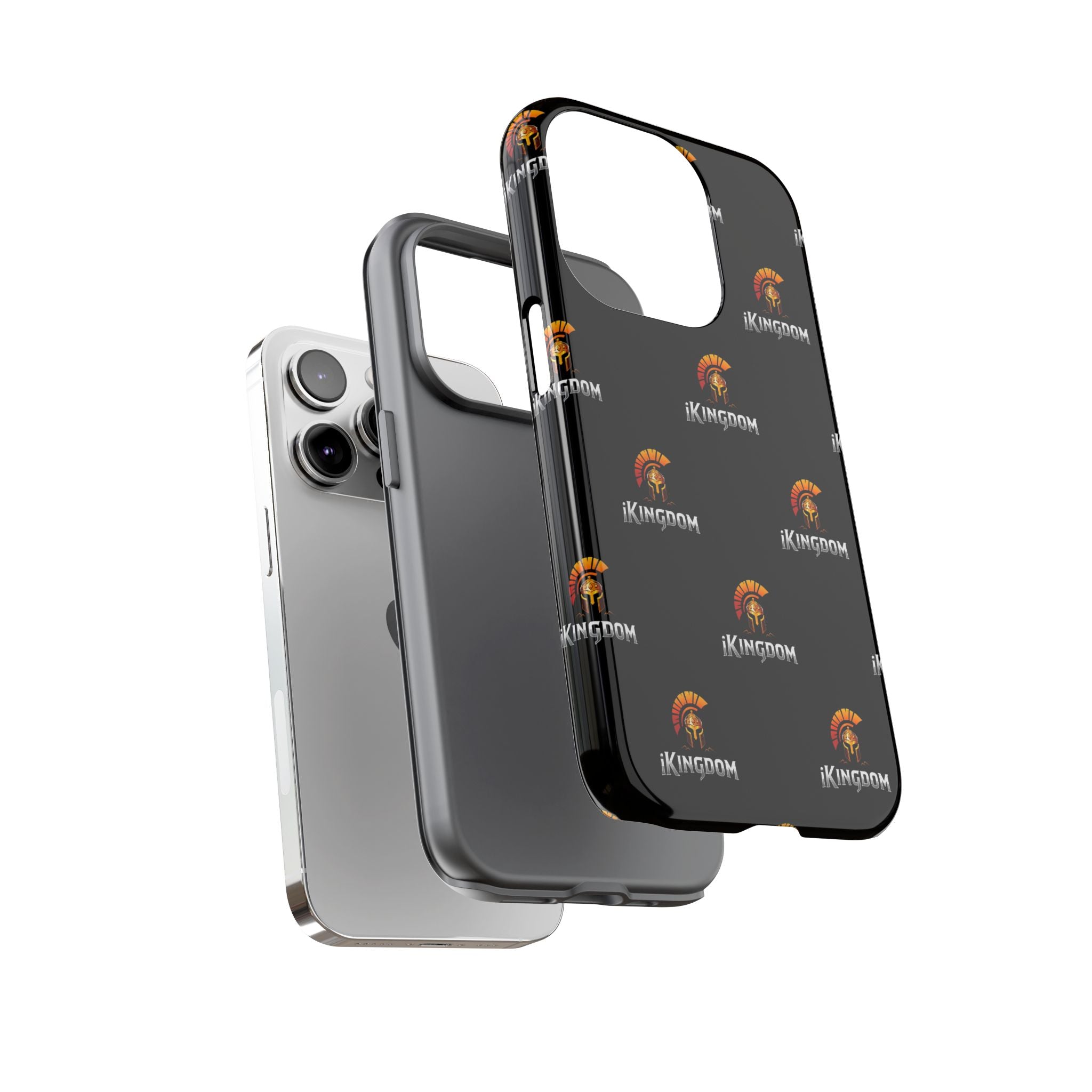 iKingdom Spartan Logo Tough Phone Case — Black Protective Phone Cover