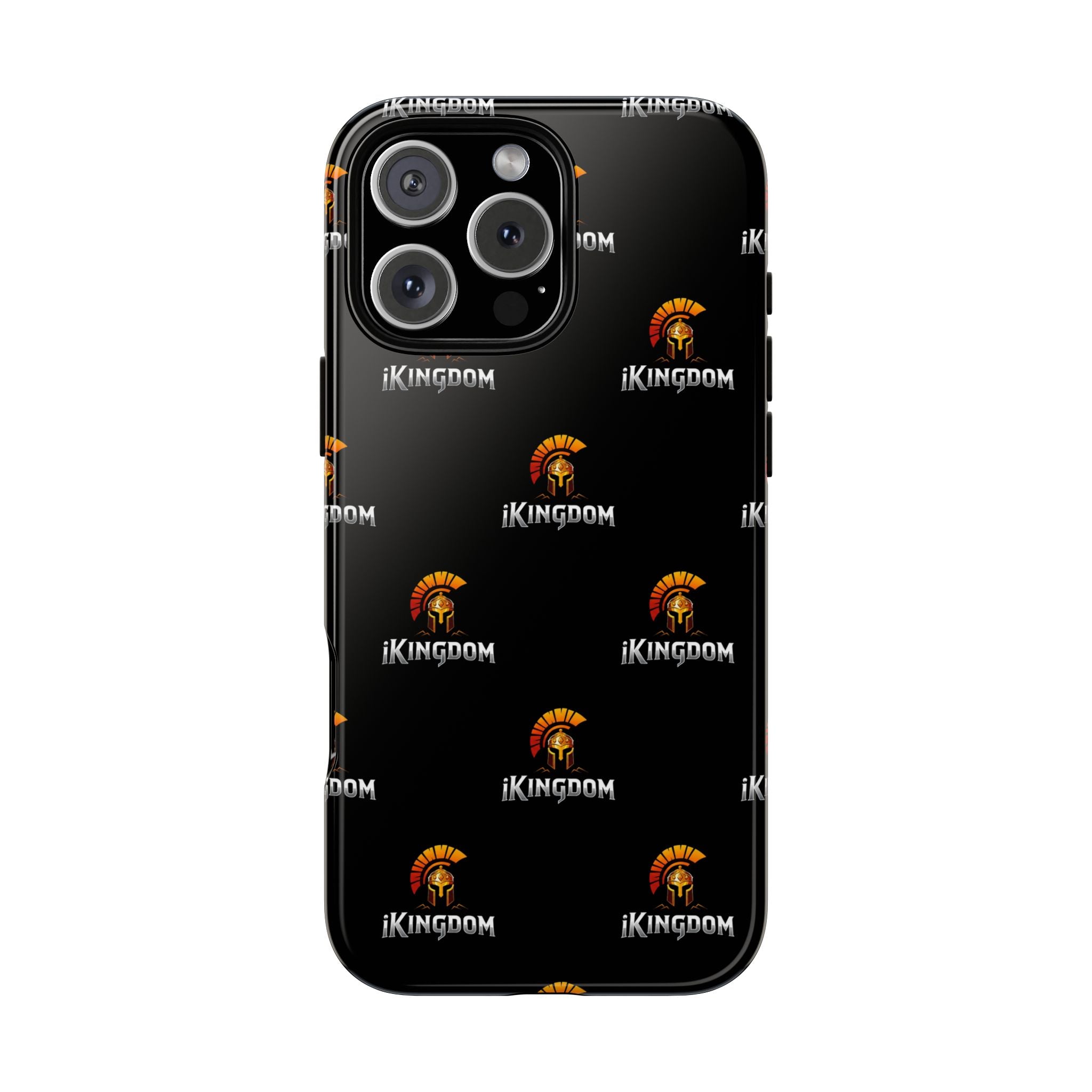 iKingdom Spartan Logo Tough Phone Case — Black Protective Phone Cover