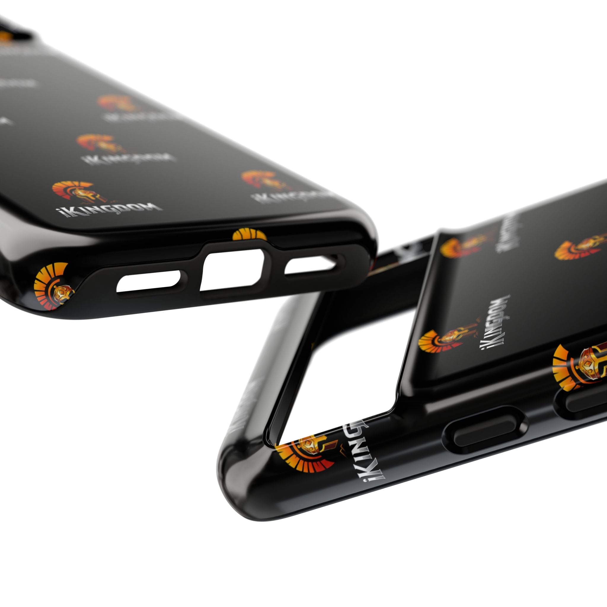 iKingdom Spartan Logo Tough Phone Case — Black Protective Phone Cover