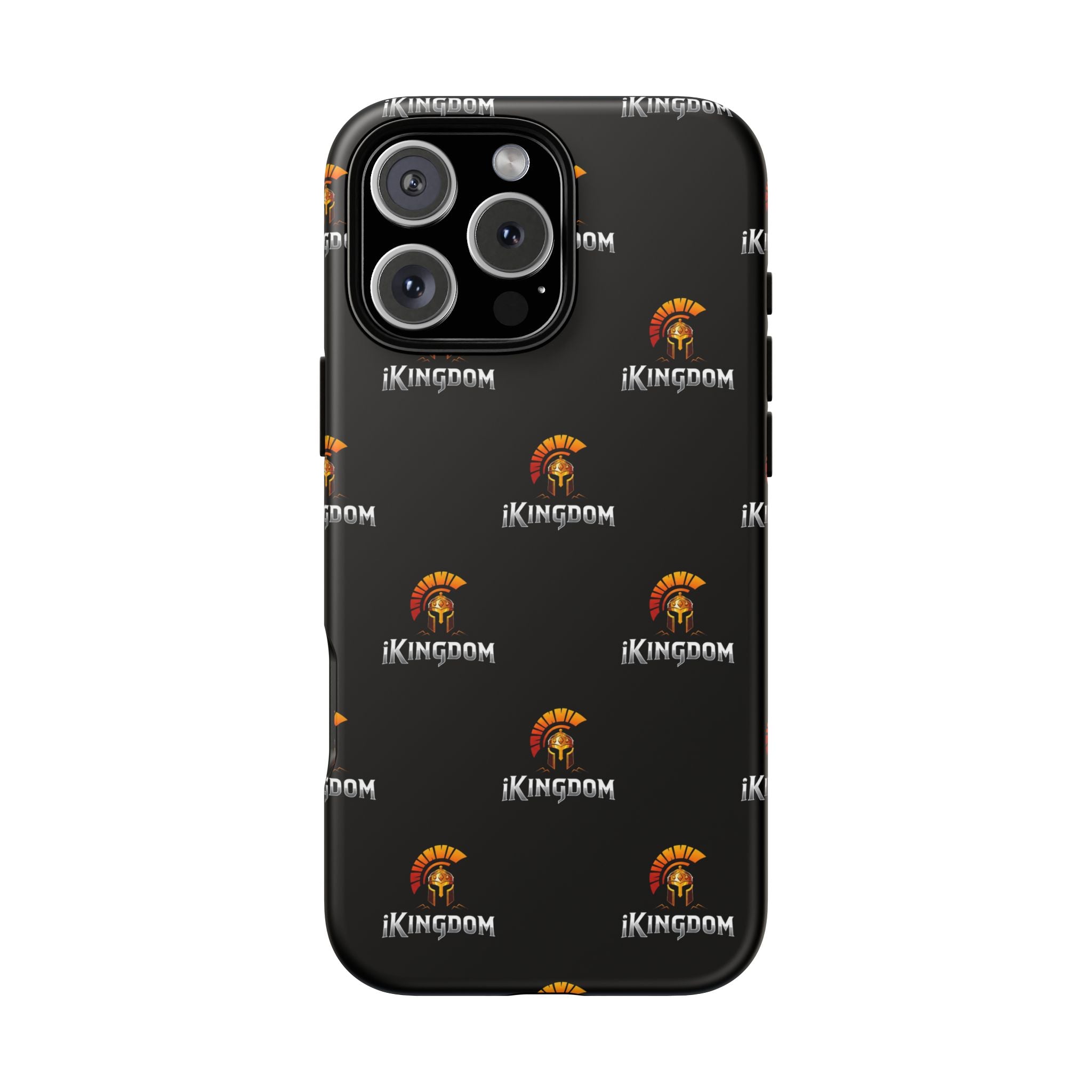 iKingdom Spartan Logo Tough Phone Case — Black Protective Phone Cover