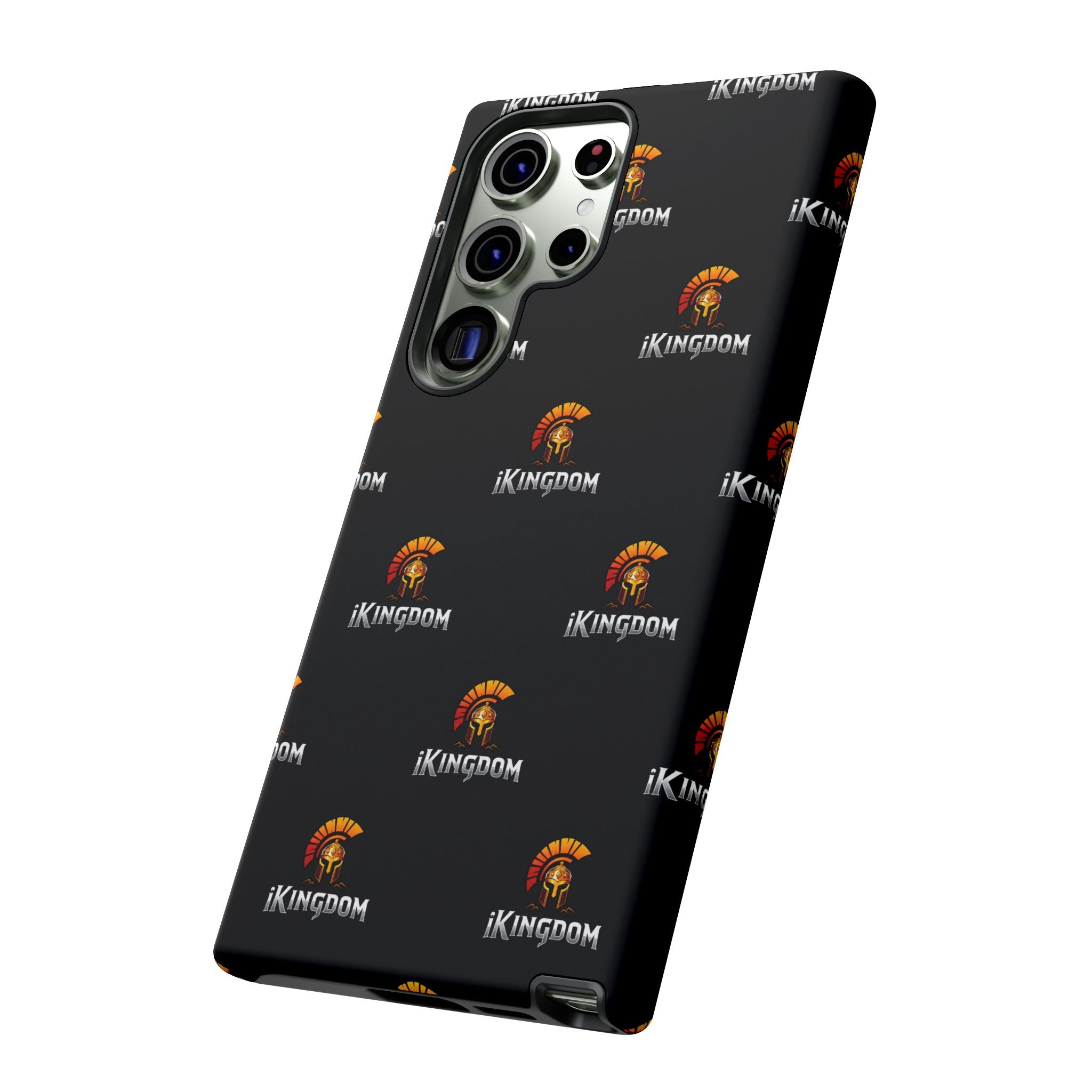 iKingdom Spartan Logo Tough Phone Case — Black Protective Phone Cover