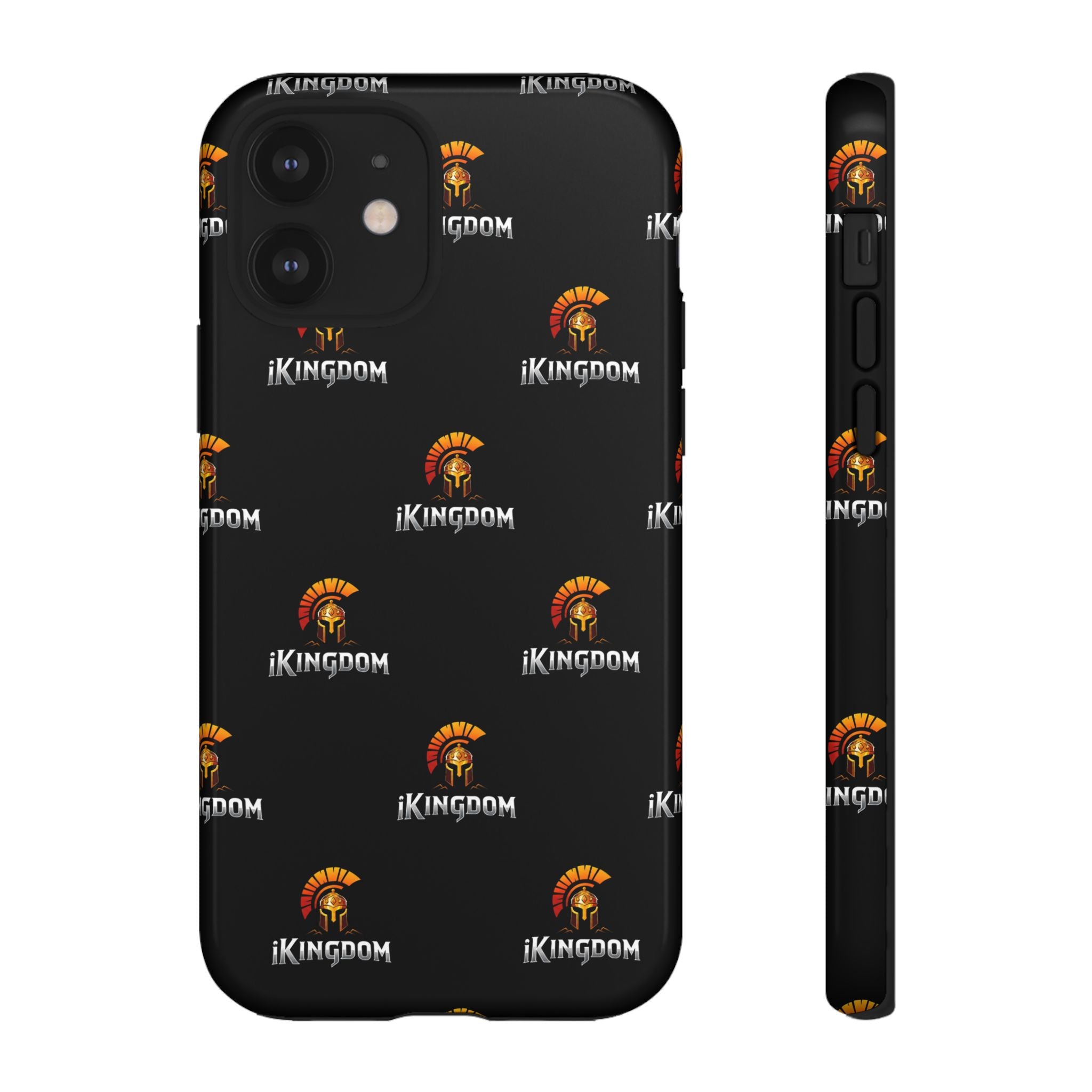 iKingdom Spartan Logo Tough Phone Case — Black Protective Phone Cover