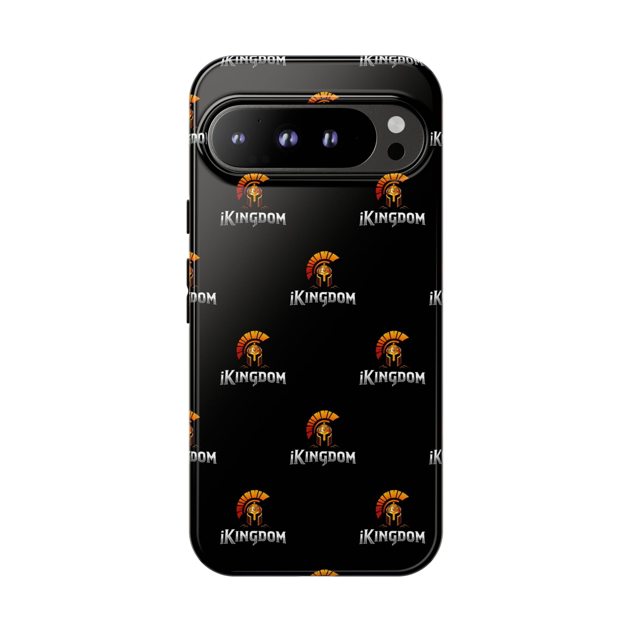 iKingdom Spartan Logo Tough Phone Case — Black Protective Phone Cover