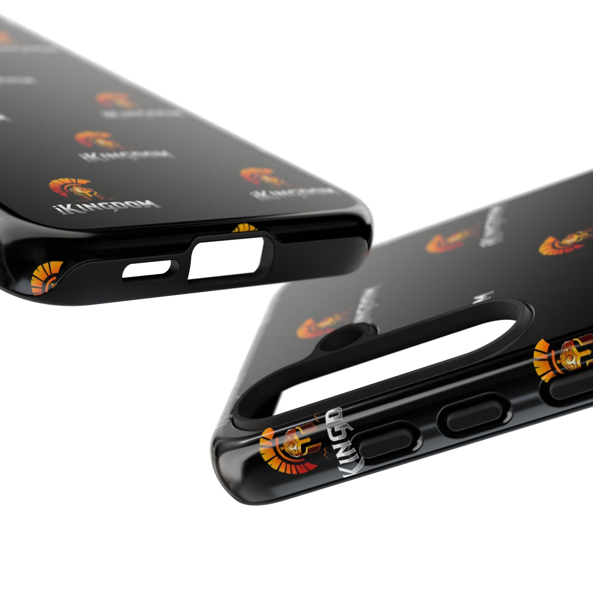 iKingdom Spartan Logo Tough Phone Case — Black Protective Phone Cover