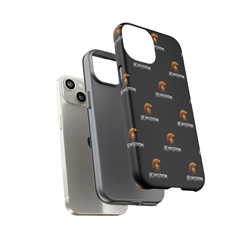 iKingdom Spartan Logo Tough Phone Case — Black Protective Phone Cover