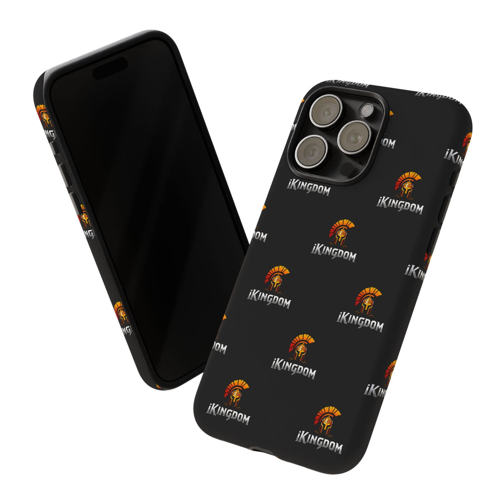 iKingdom Spartan Logo Tough Phone Case — Black Protective Phone Cover