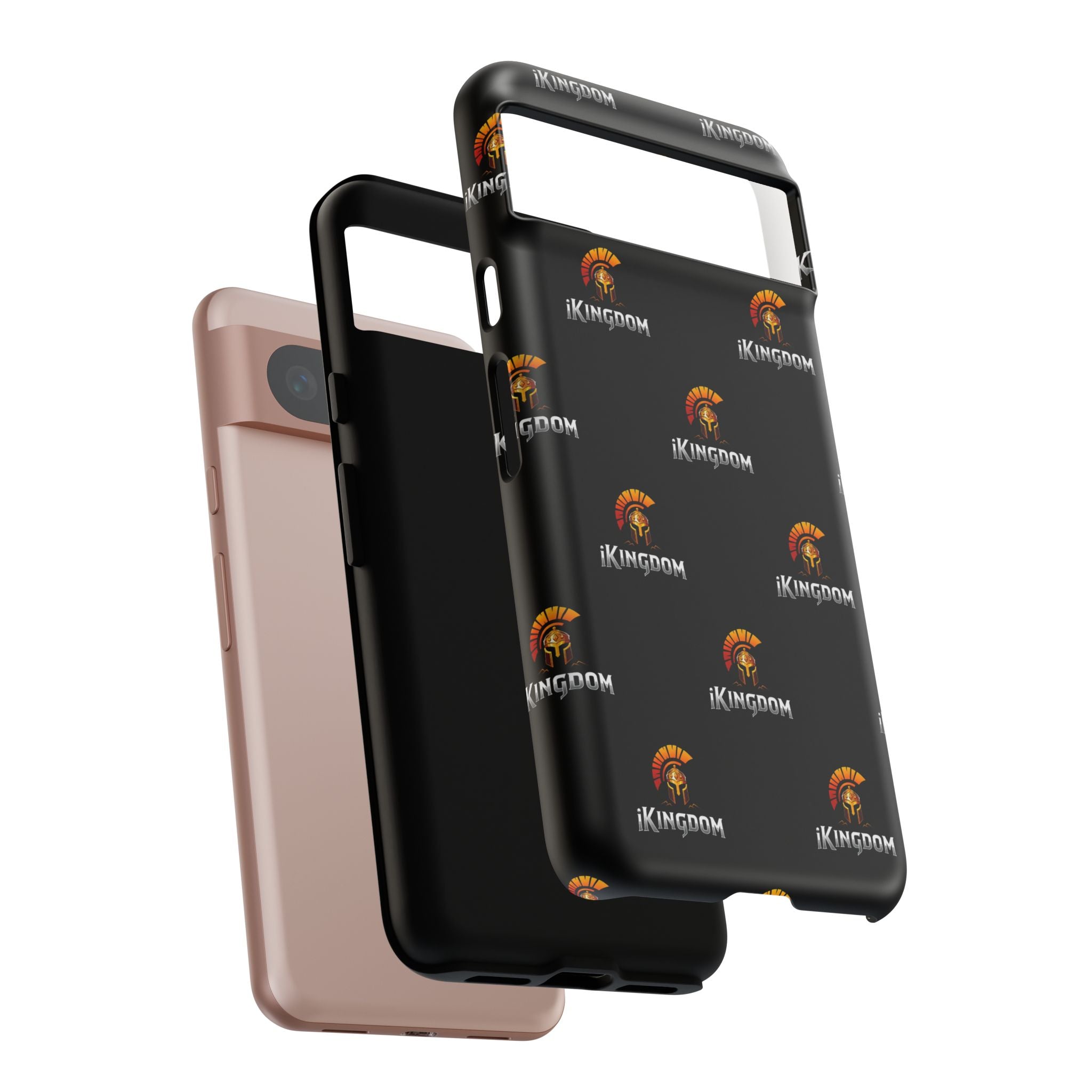 iKingdom Spartan Logo Tough Phone Case — Black Protective Phone Cover