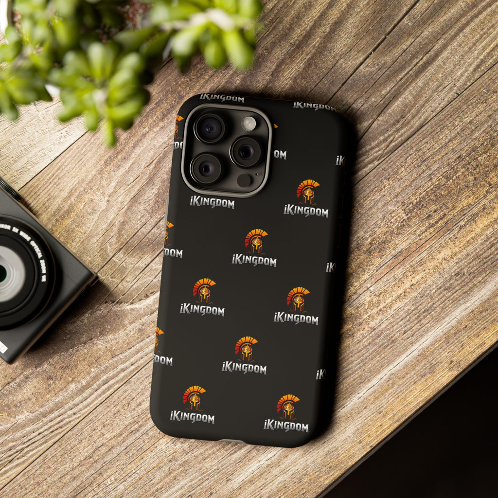 iKingdom Spartan Logo Tough Phone Case — Black Protective Phone Cover