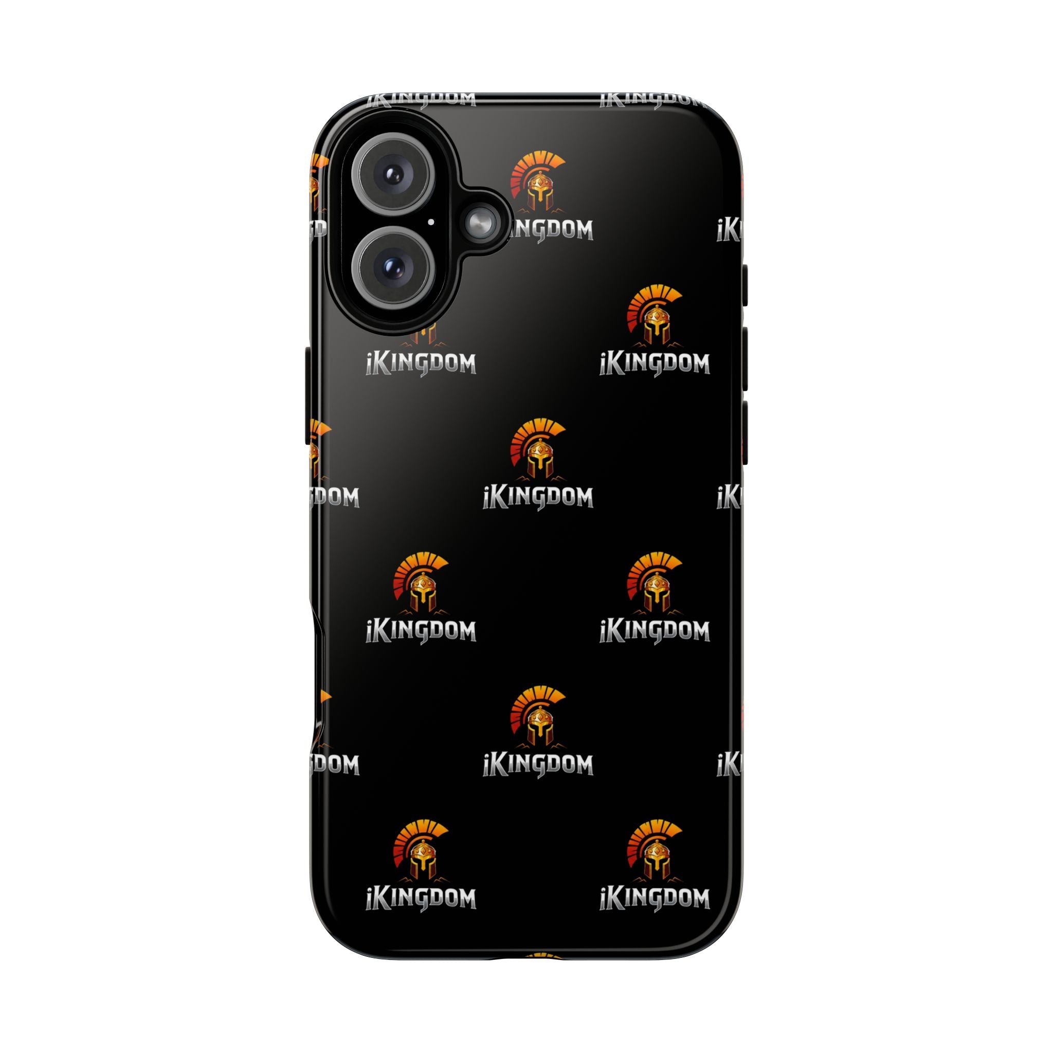 iKingdom Spartan Logo Tough Phone Case — Black Protective Phone Cover