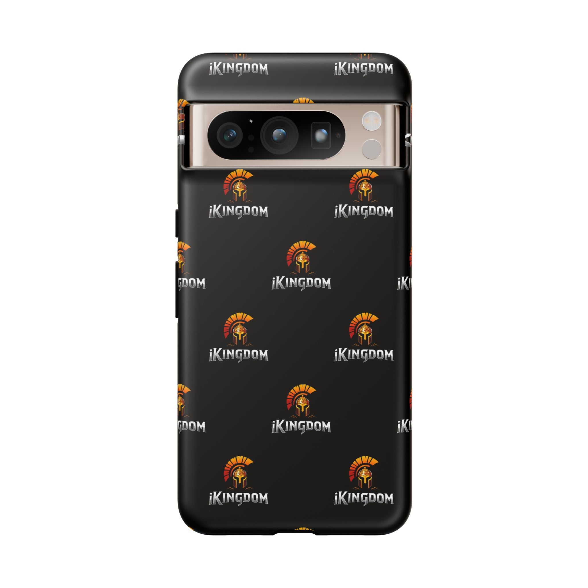 iKingdom Spartan Logo Tough Phone Case — Black Protective Phone Cover
