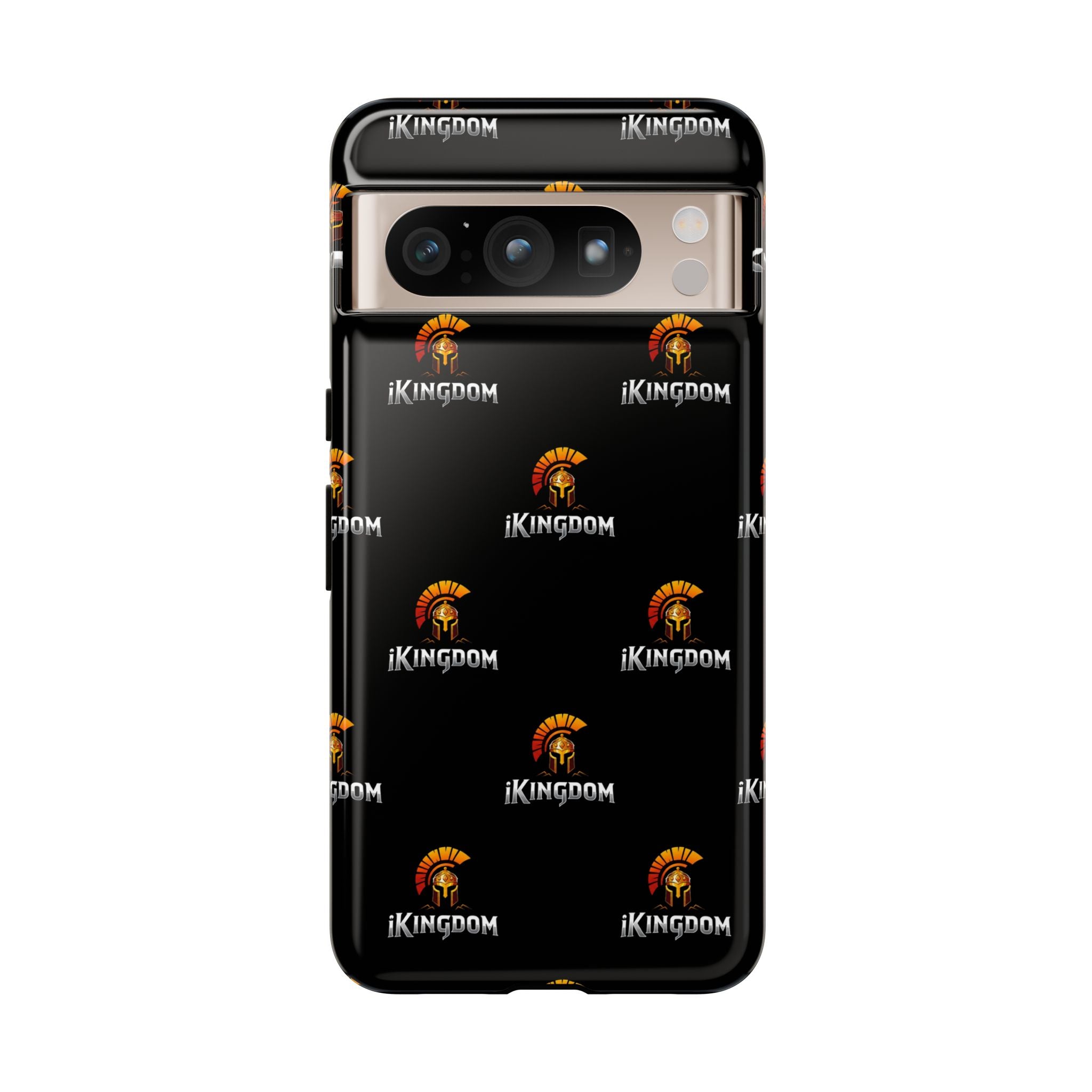 iKingdom Spartan Logo Tough Phone Case — Black Protective Phone Cover