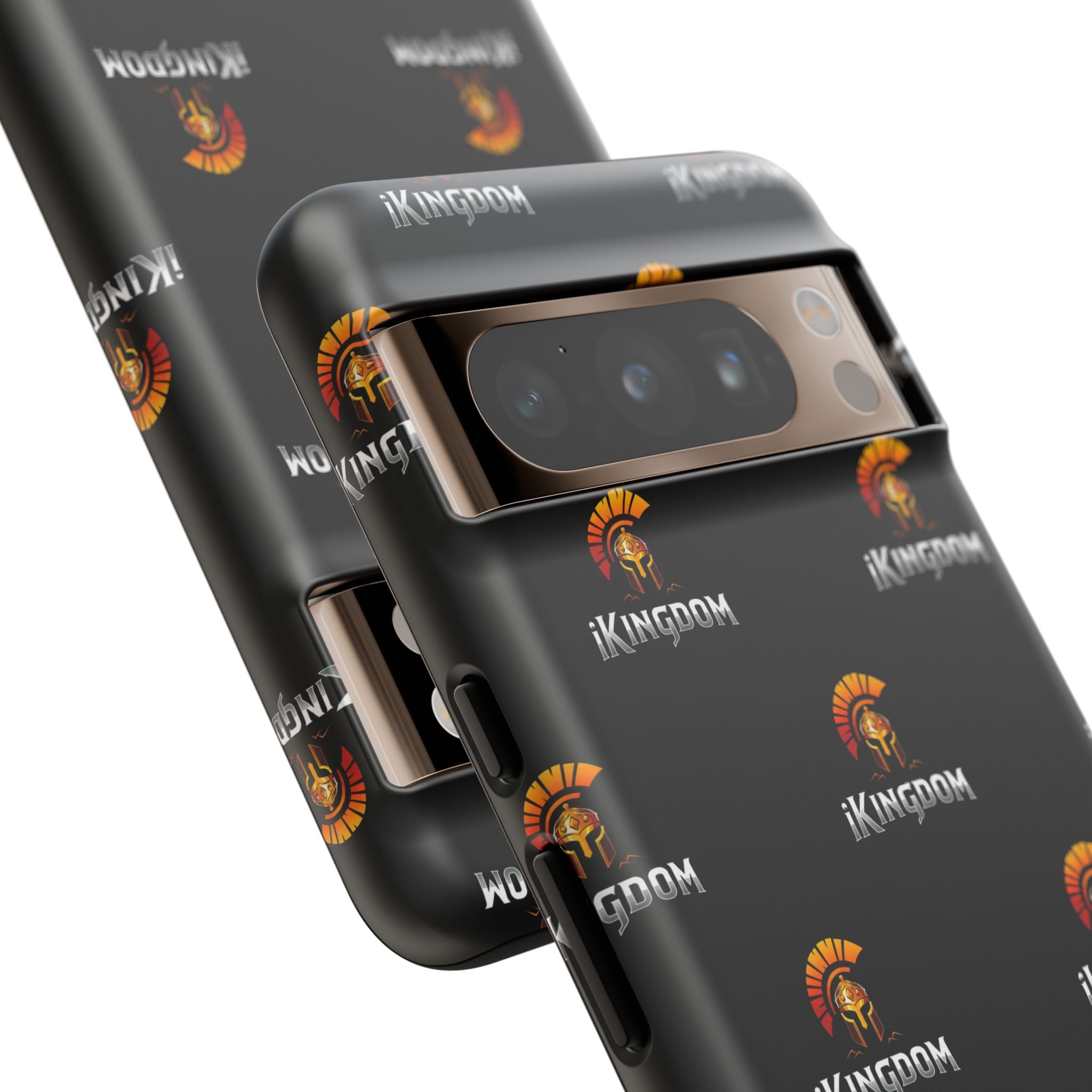iKingdom Spartan Logo Tough Phone Case — Black Protective Phone Cover