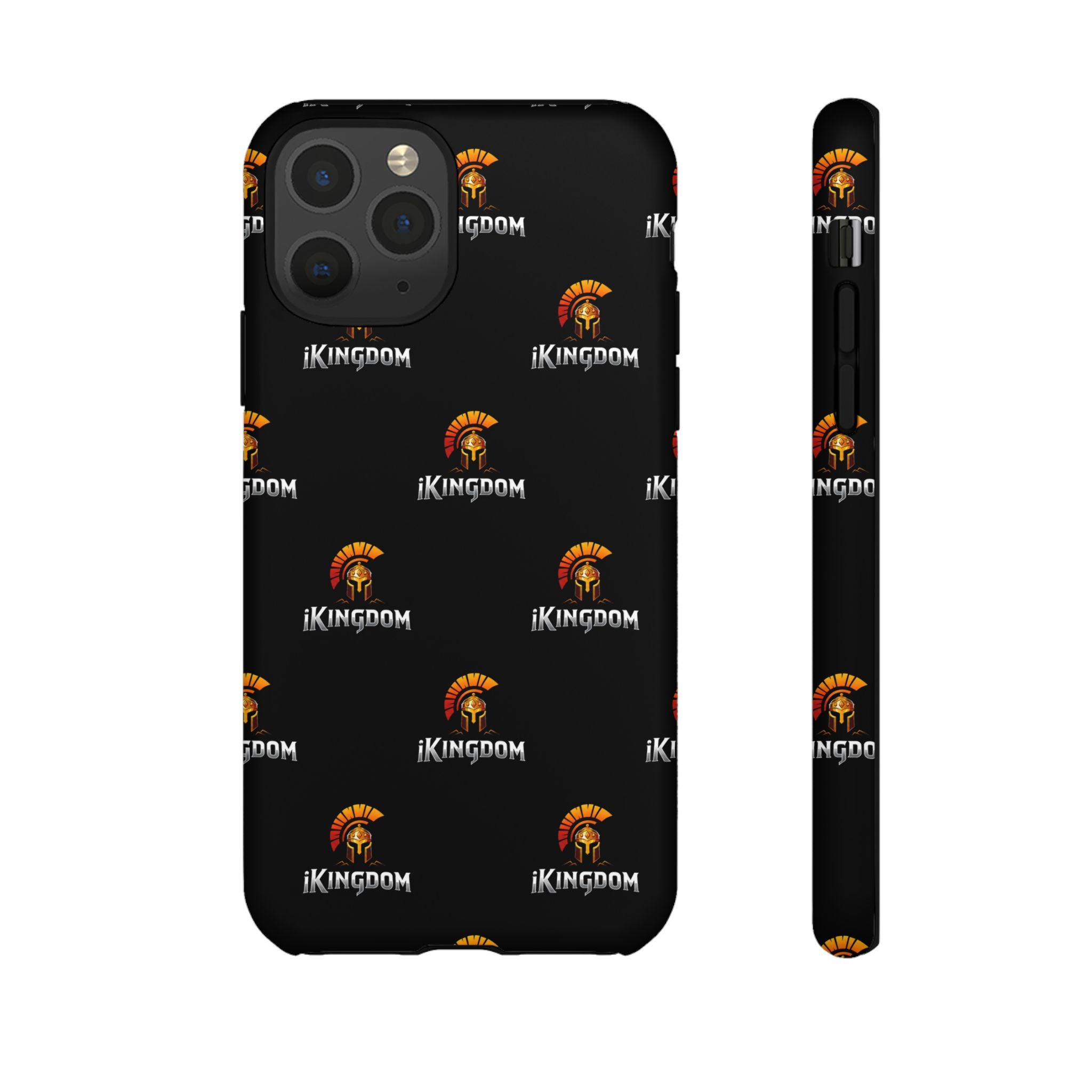 iKingdom Spartan Logo Tough Phone Case — Black Protective Phone Cover