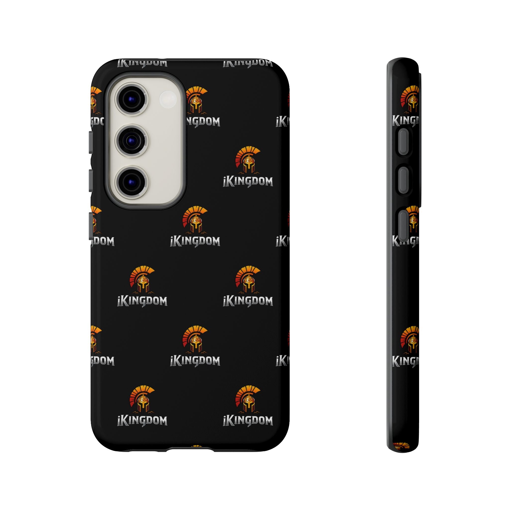 iKingdom Spartan Logo Tough Phone Case — Black Protective Phone Cover
