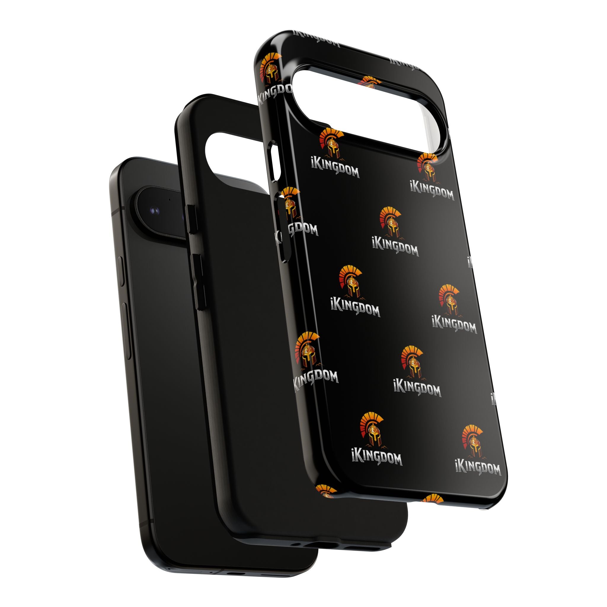 iKingdom Spartan Logo Tough Phone Case — Black Protective Phone Cover