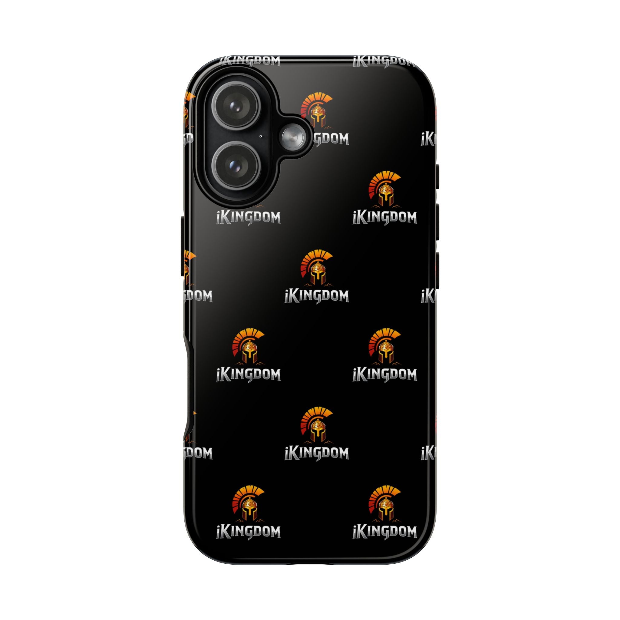 iKingdom Spartan Logo Tough Phone Case — Black Protective Phone Cover
