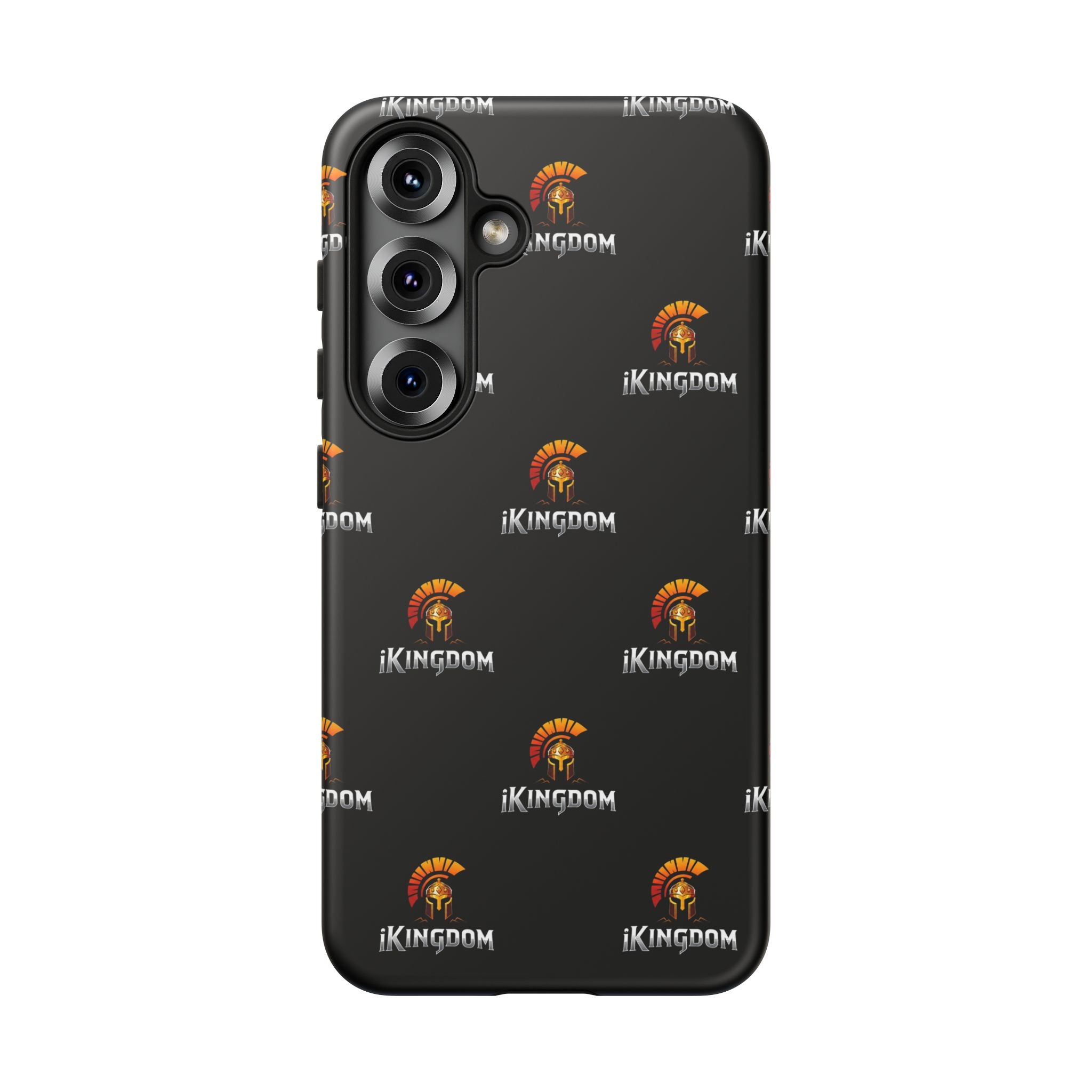 iKingdom Spartan Logo Tough Phone Case — Black Protective Phone Cover