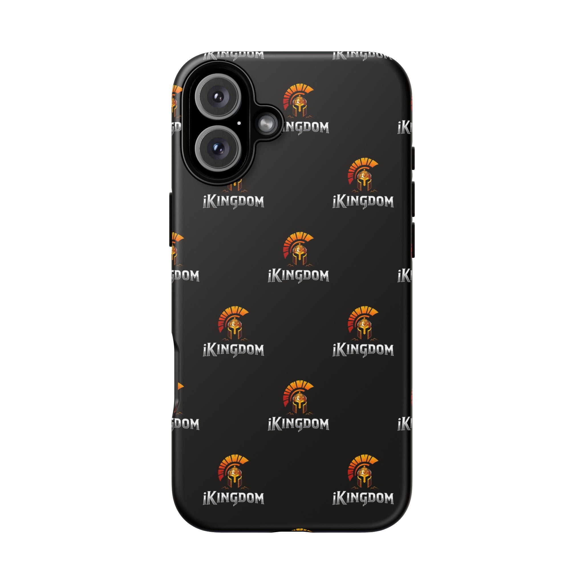 iKingdom Spartan Logo Tough Phone Case — Black Protective Phone Cover