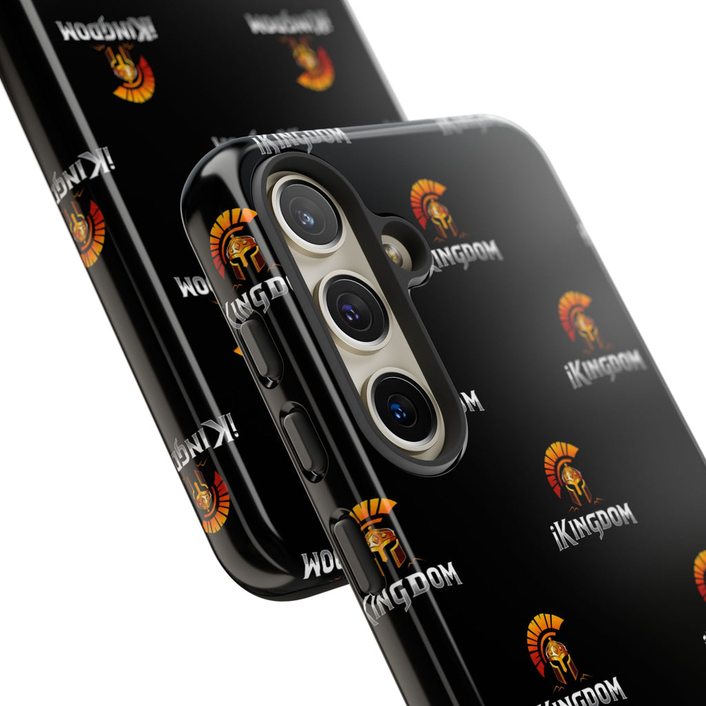 iKingdom Spartan Logo Tough Phone Case — Black Protective Phone Cover