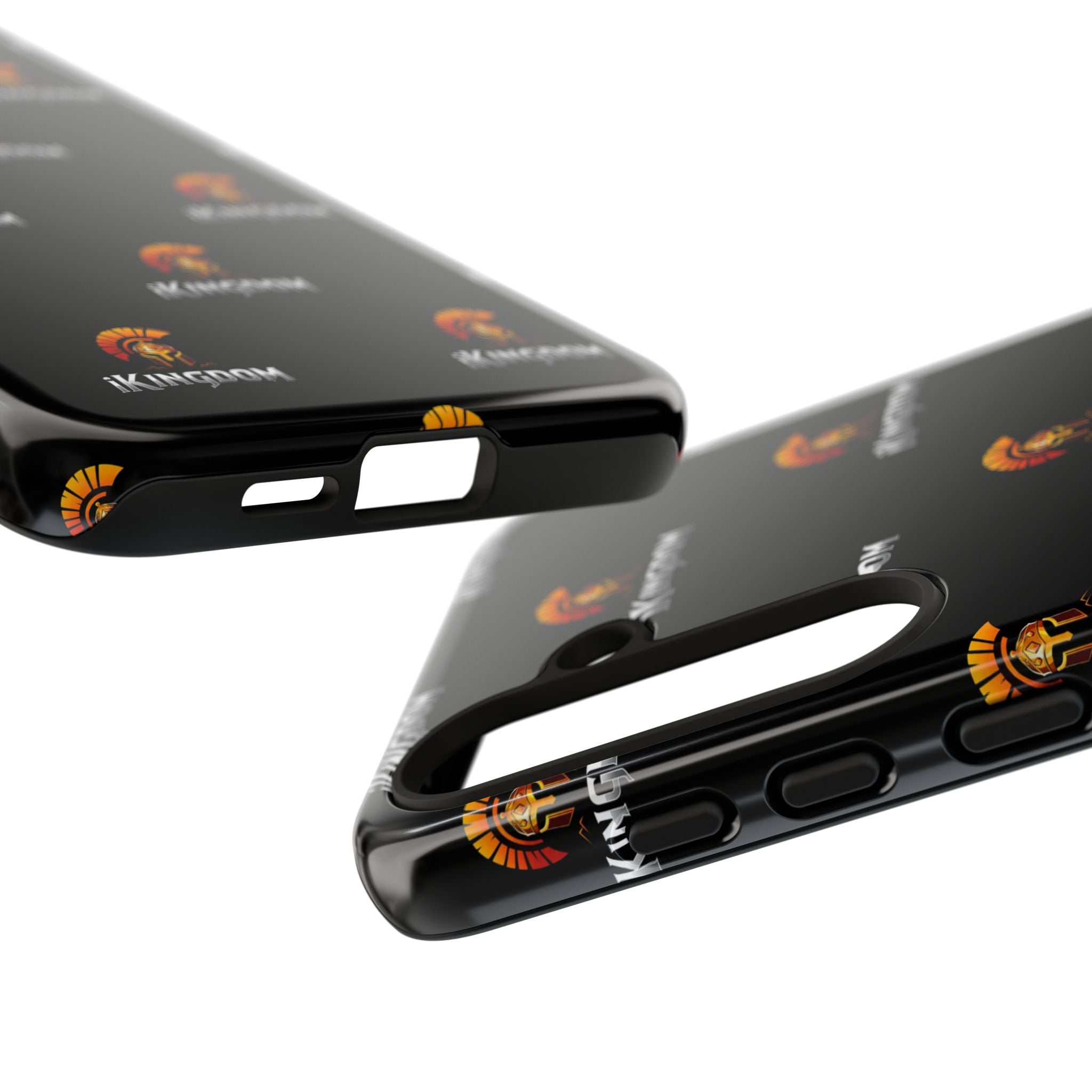 iKingdom Spartan Logo Tough Phone Case — Black Protective Phone Cover