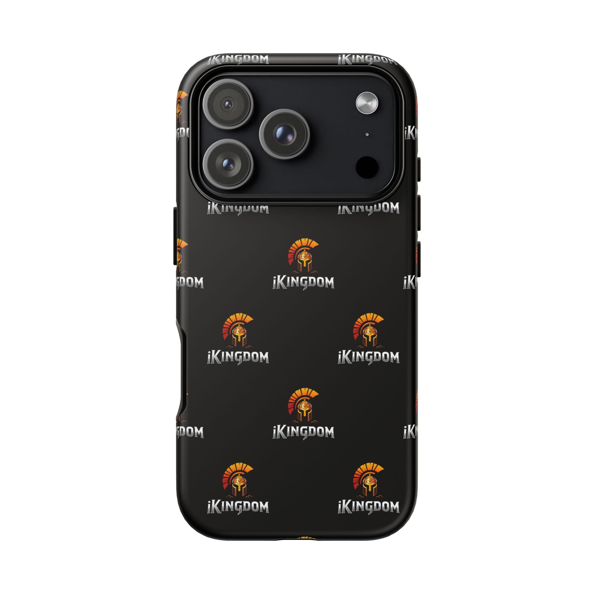 iKingdom Spartan Logo Tough Phone Case — Black Protective Phone Cover