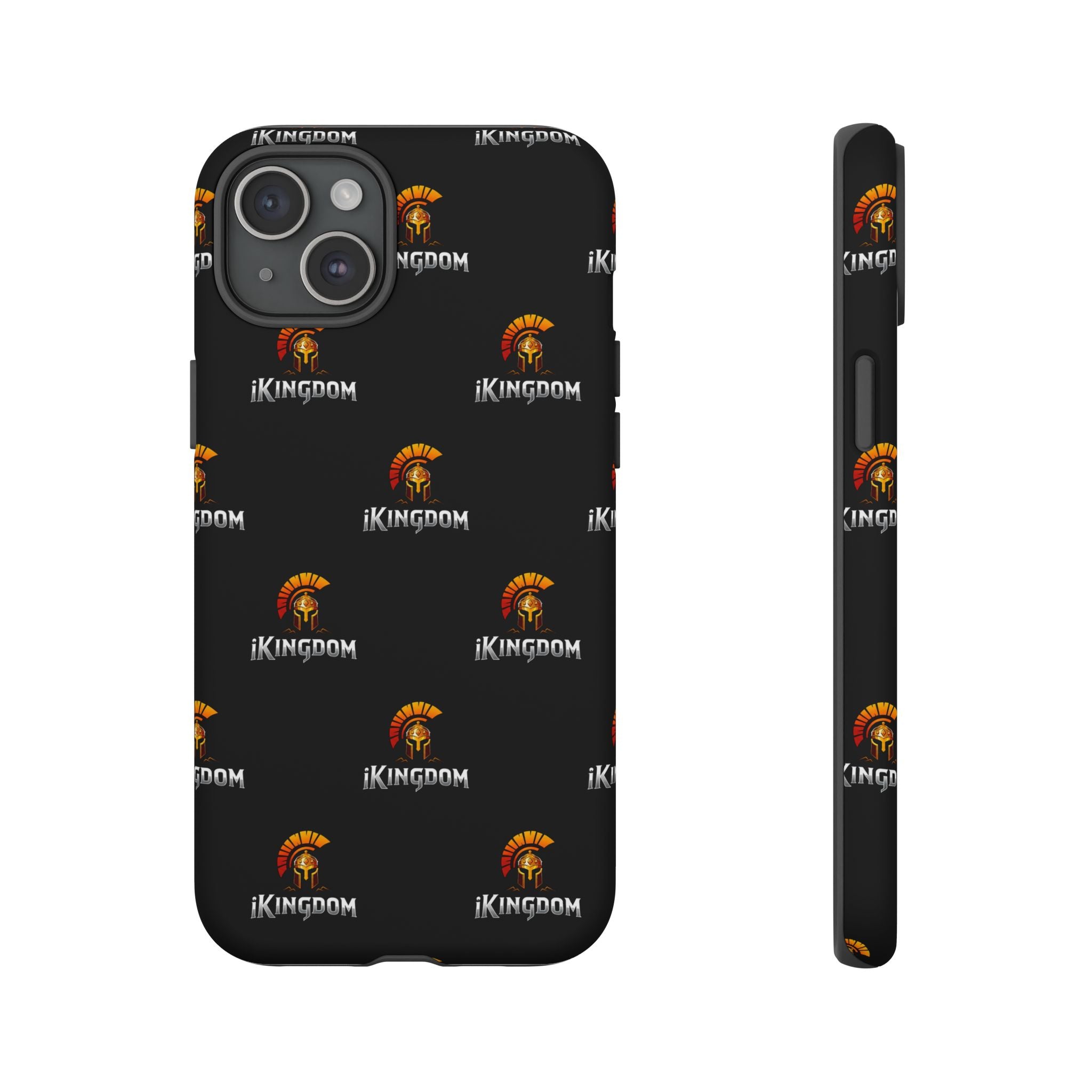 iKingdom Spartan Logo Tough Phone Case — Black Protective Phone Cover