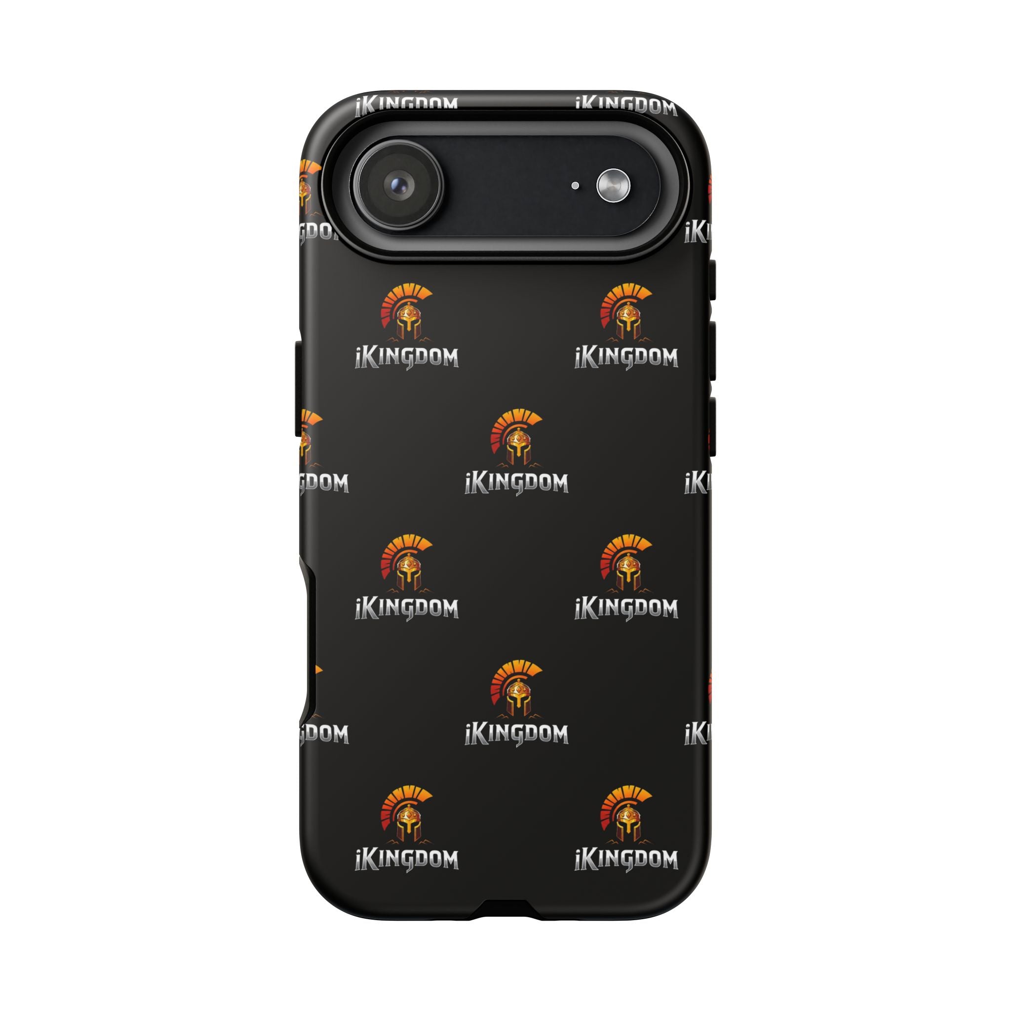 iKingdom Spartan Logo Tough Phone Case — Black Protective Phone Cover