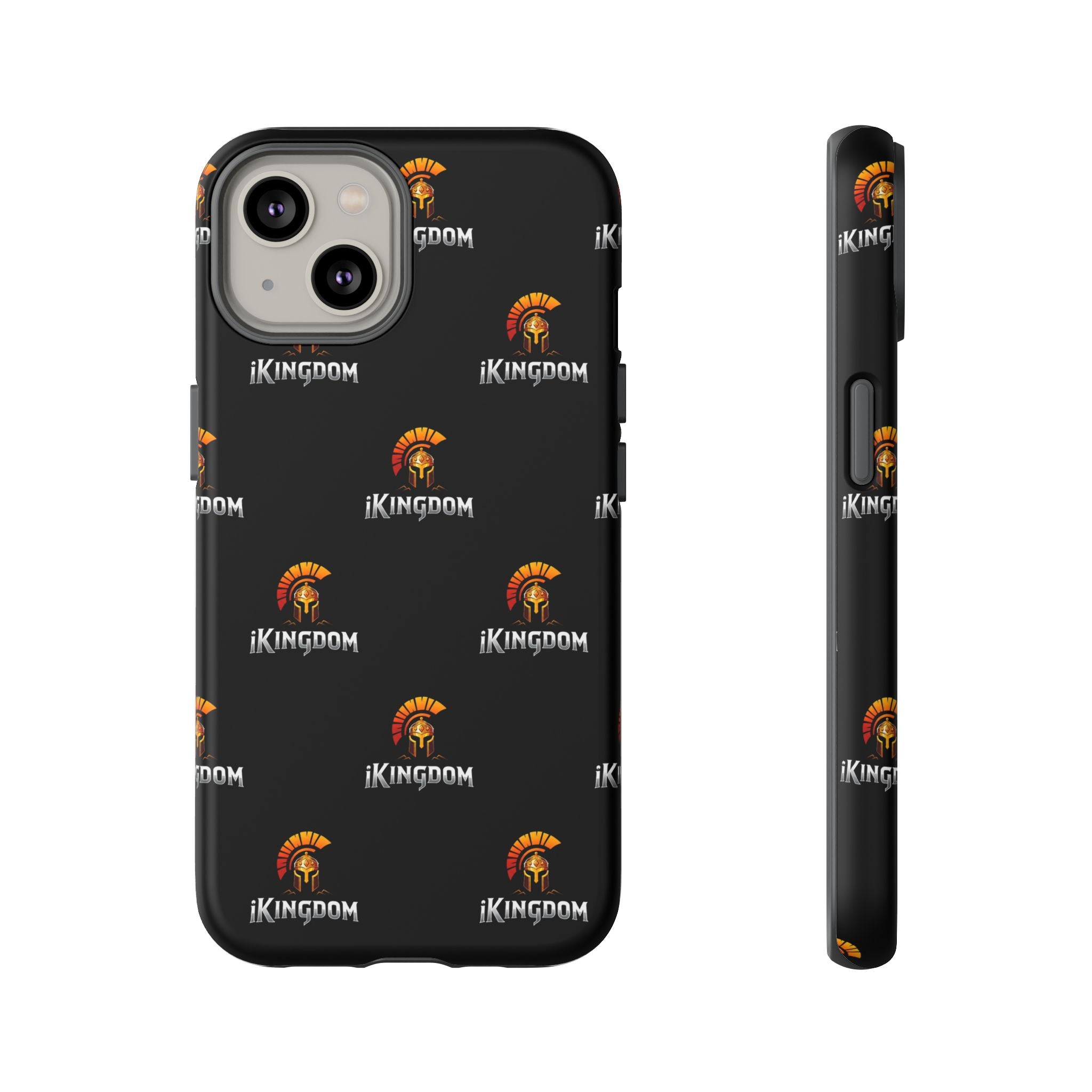 iKingdom Spartan Logo Tough Phone Case — Black Protective Phone Cover