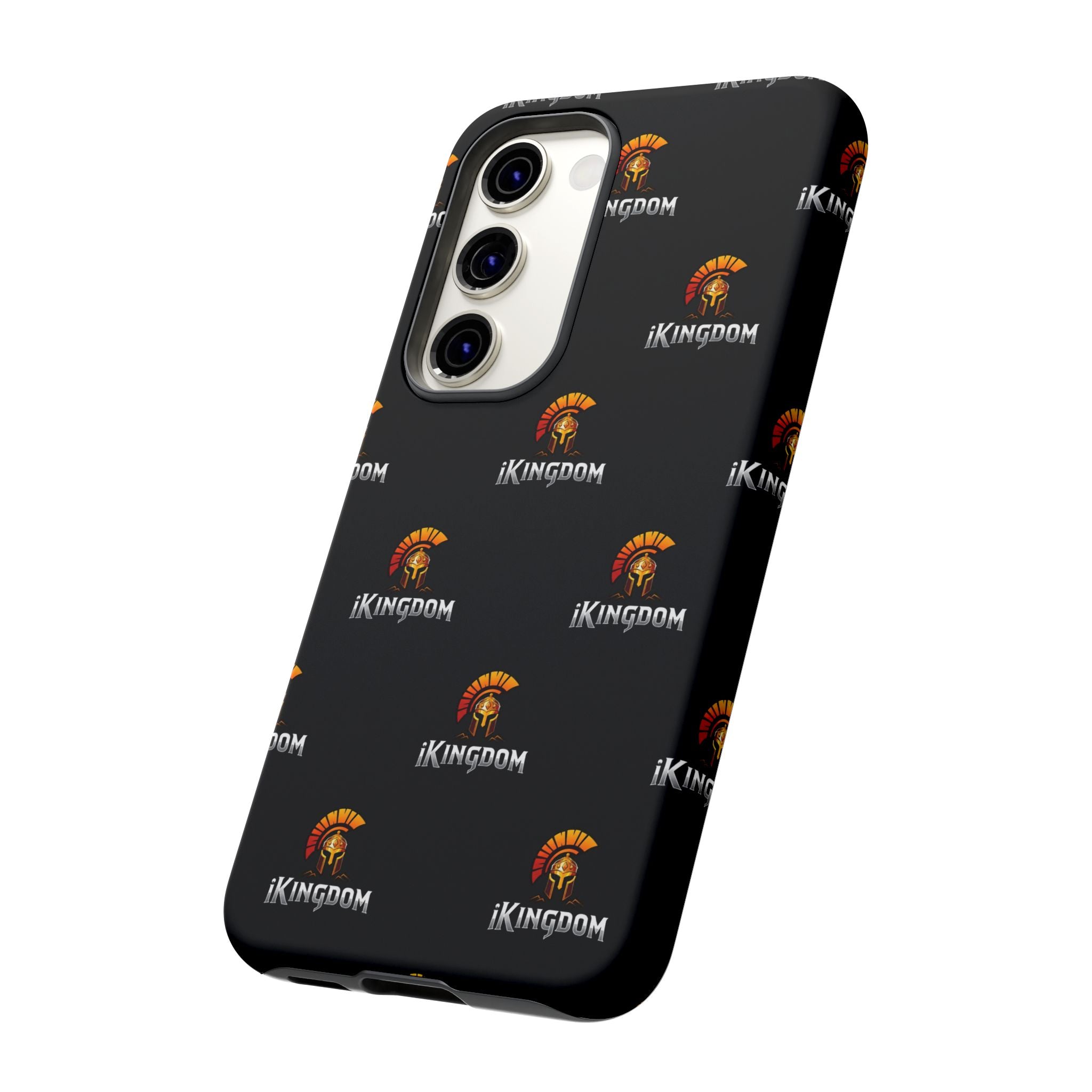 iKingdom Spartan Logo Tough Phone Case — Black Protective Phone Cover
