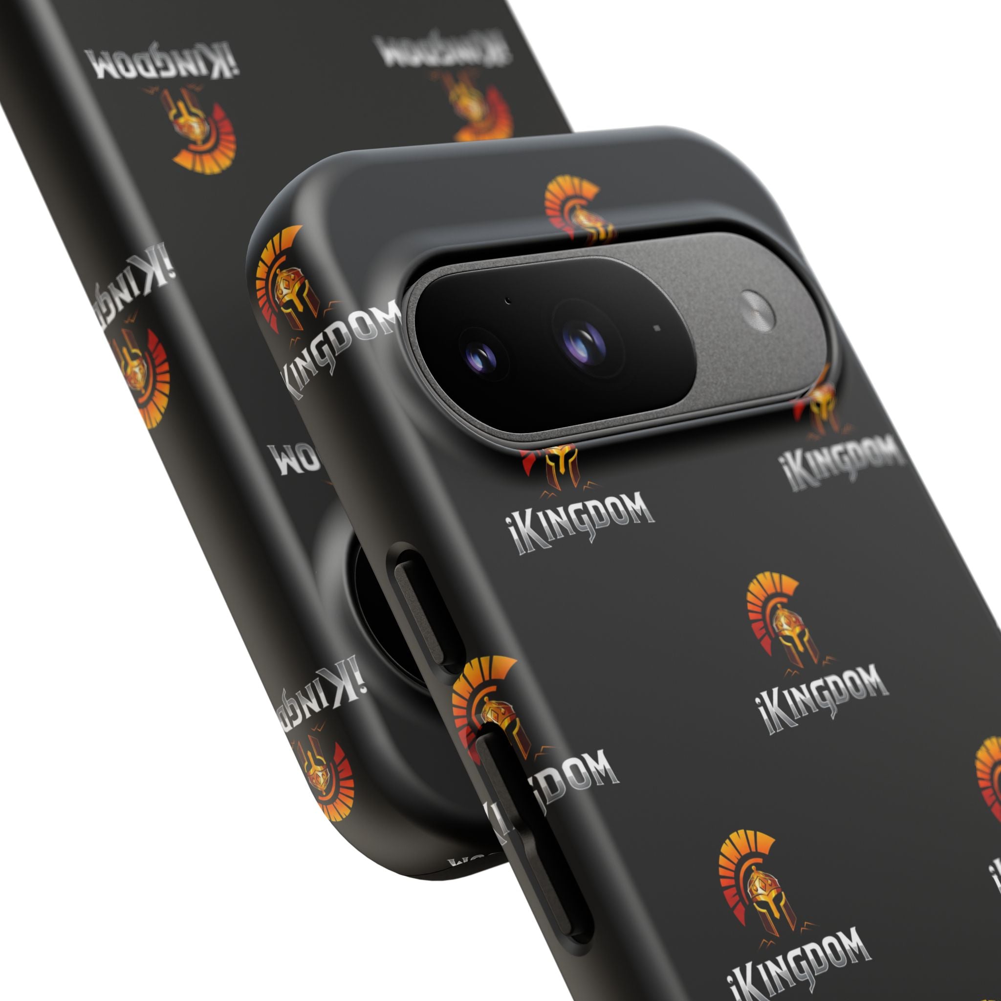iKingdom Spartan Logo Tough Phone Case — Black Protective Phone Cover