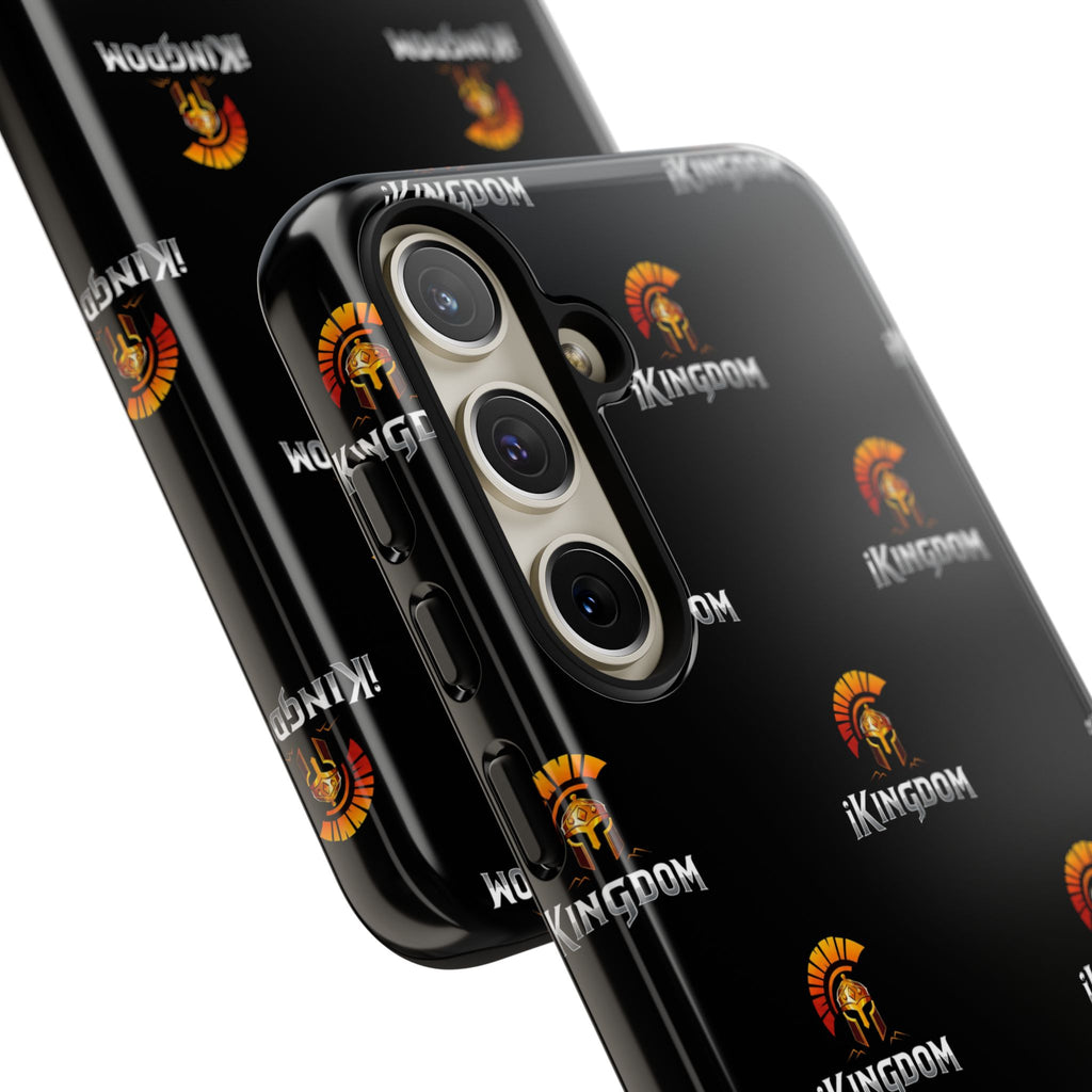 iKingdom Spartan Logo Tough Phone Case — Black Protective Phone Cover