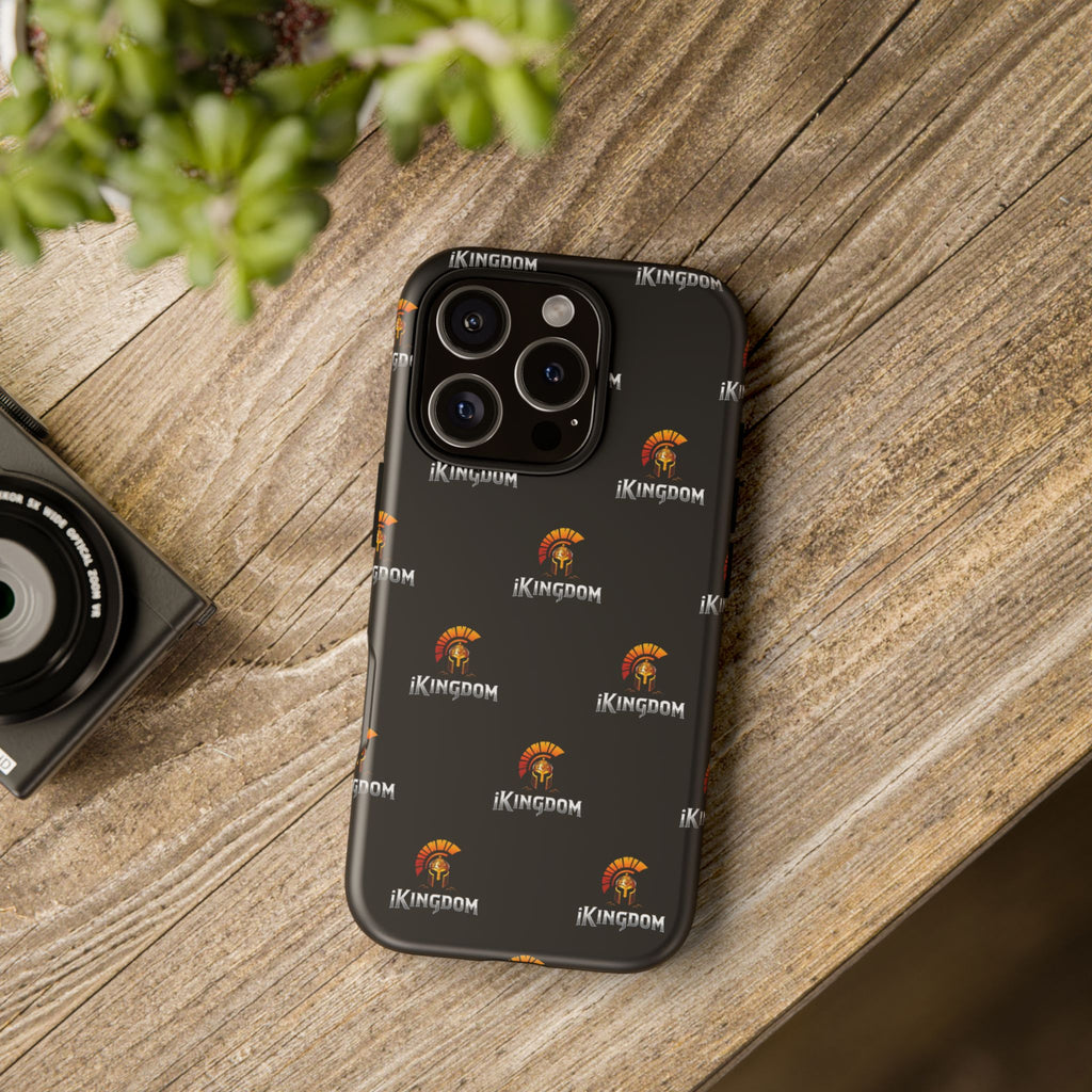 iKingdom Spartan Logo Tough Phone Case — Black Protective Phone Cover