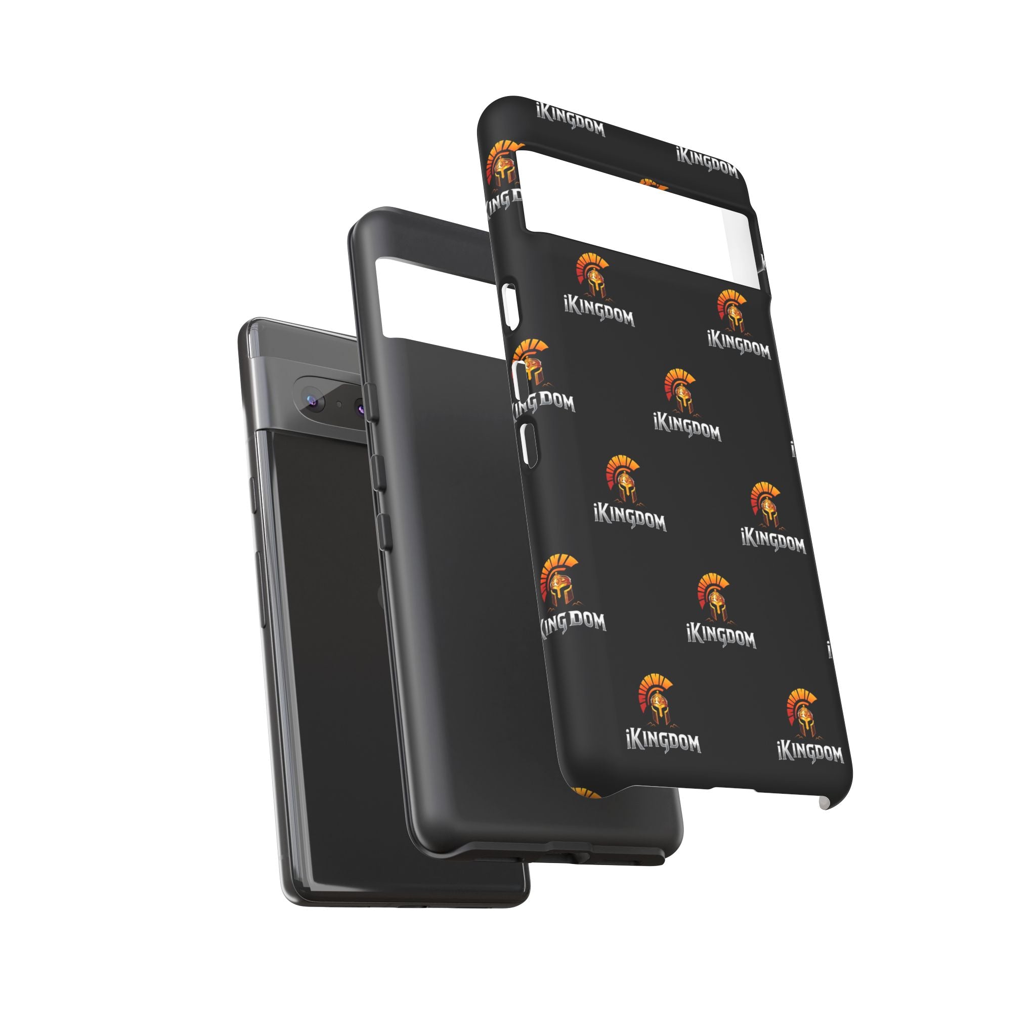 iKingdom Spartan Logo Tough Phone Case — Black Protective Phone Cover