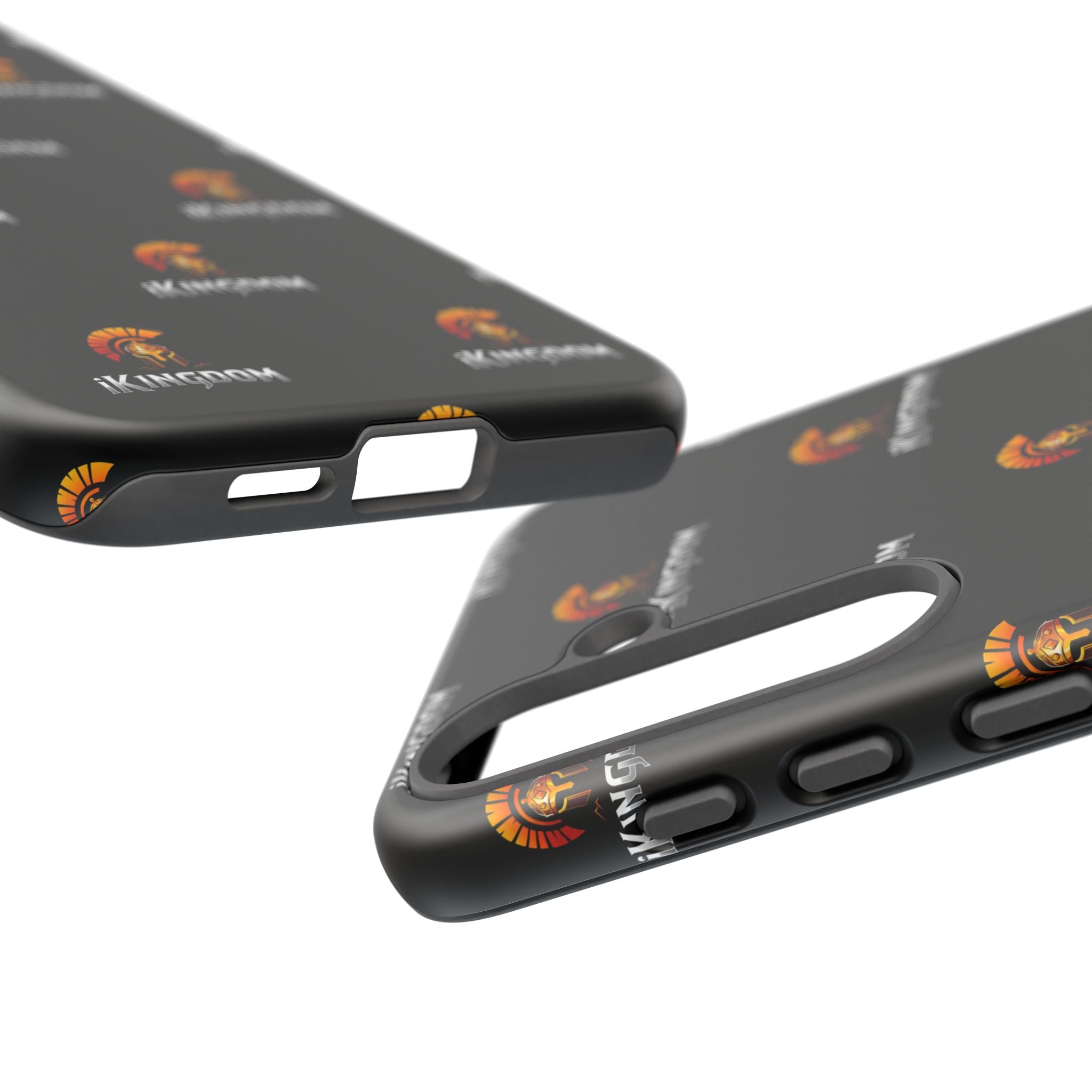 iKingdom Spartan Logo Tough Phone Case — Black Protective Phone Cover