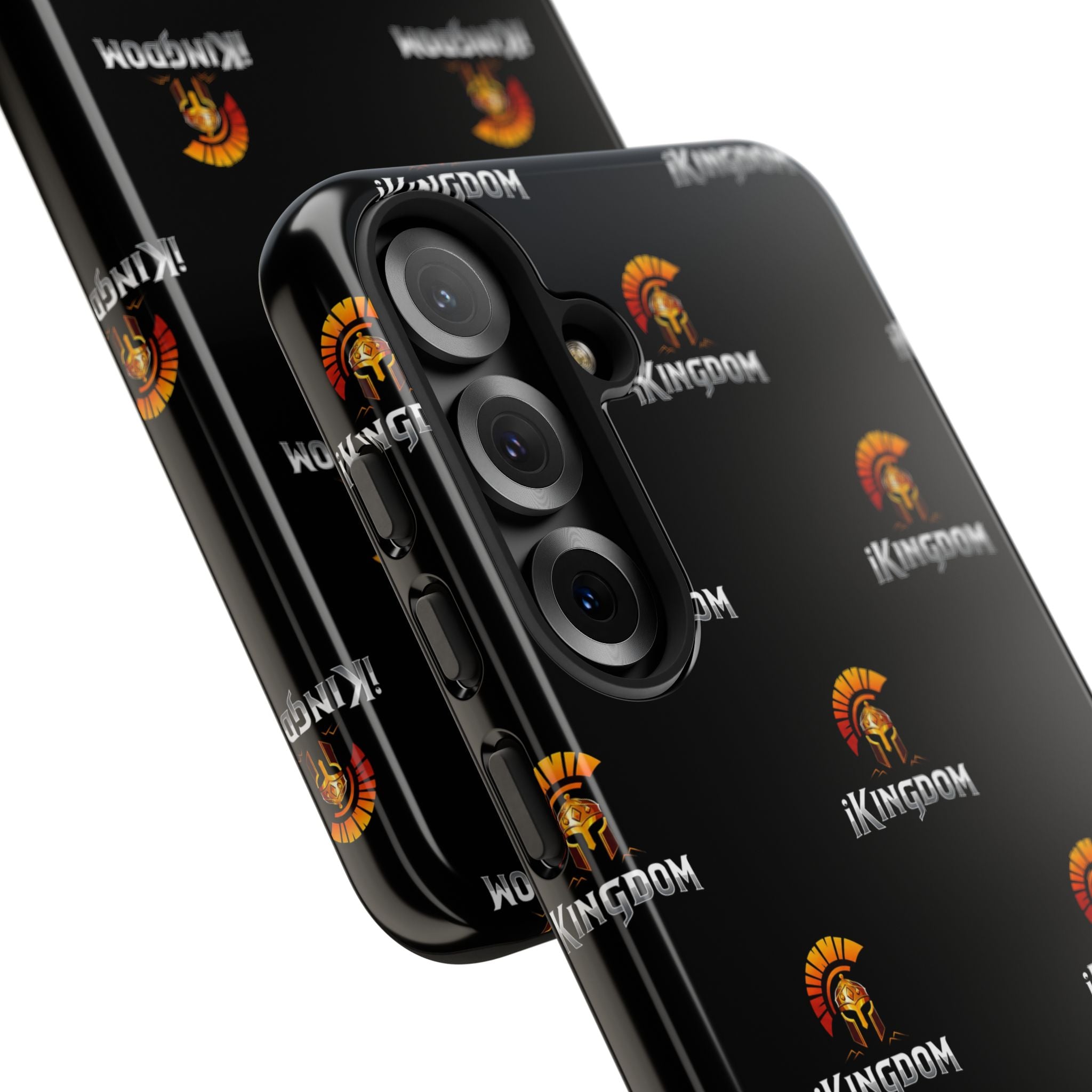 iKingdom Spartan Logo Tough Phone Case — Black Protective Phone Cover