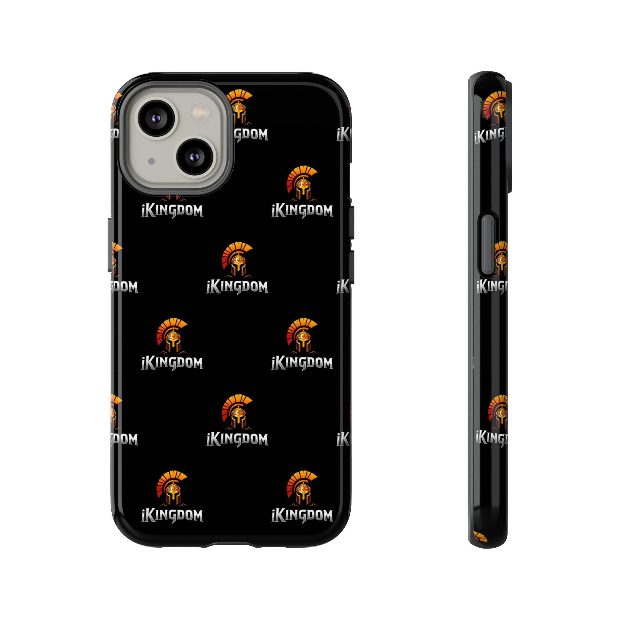 iKingdom Spartan Logo Tough Phone Case — Black Protective Phone Cover