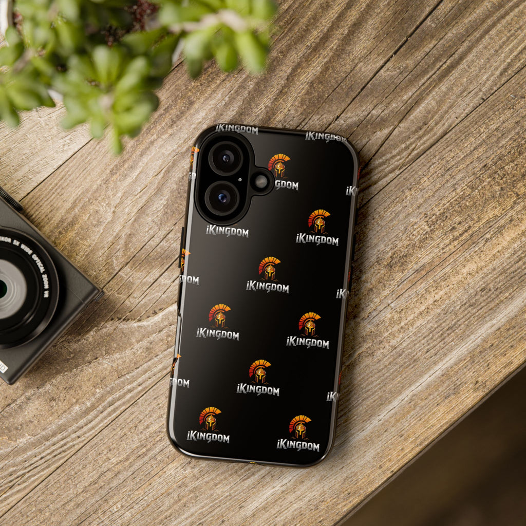iKingdom Spartan Logo Tough Phone Case — Black Protective Phone Cover