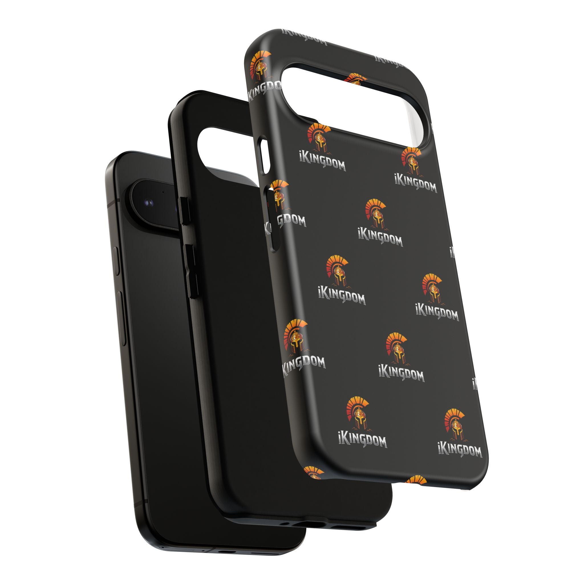 iKingdom Spartan Logo Tough Phone Case — Black Protective Phone Cover