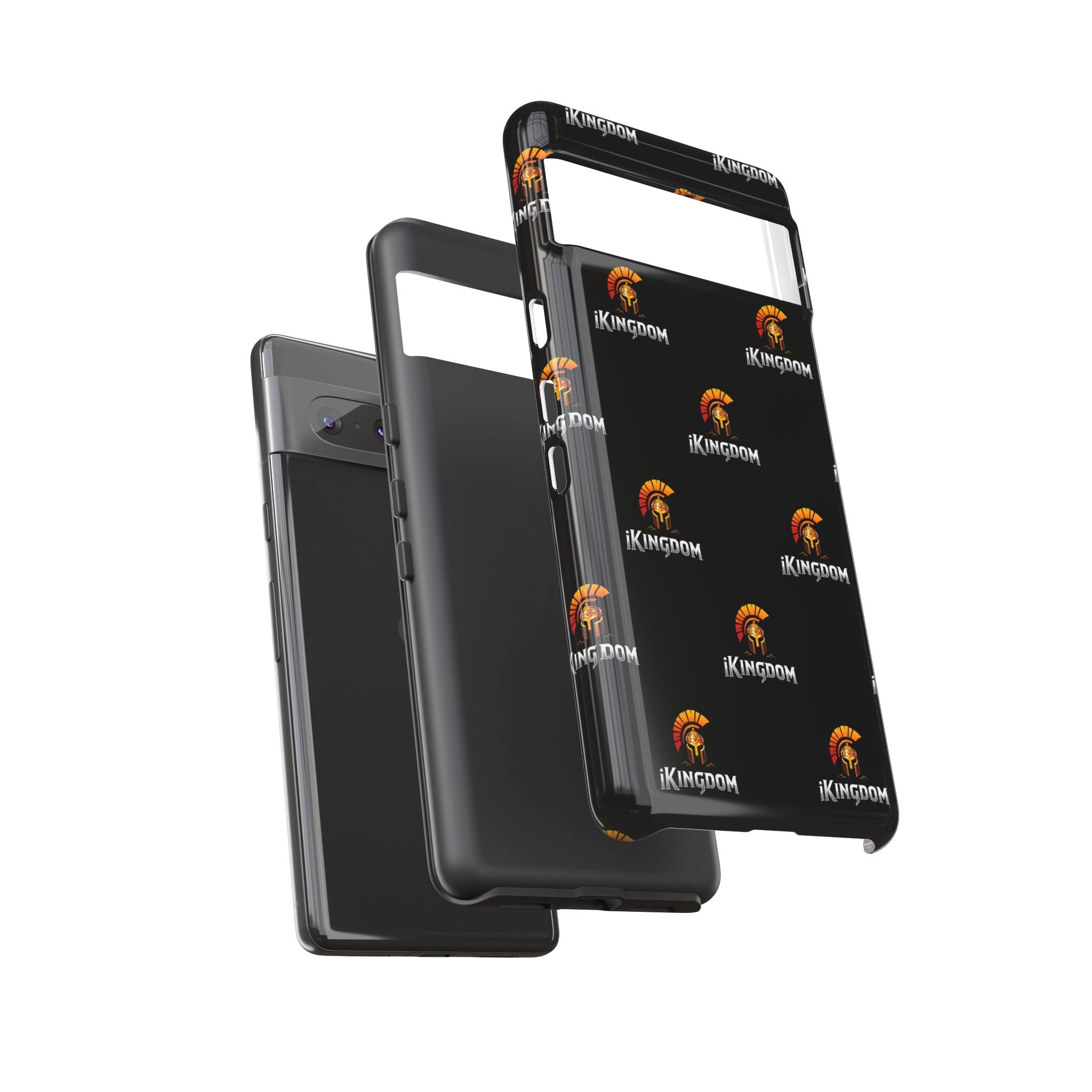 iKingdom Spartan Logo Tough Phone Case — Black Protective Phone Cover