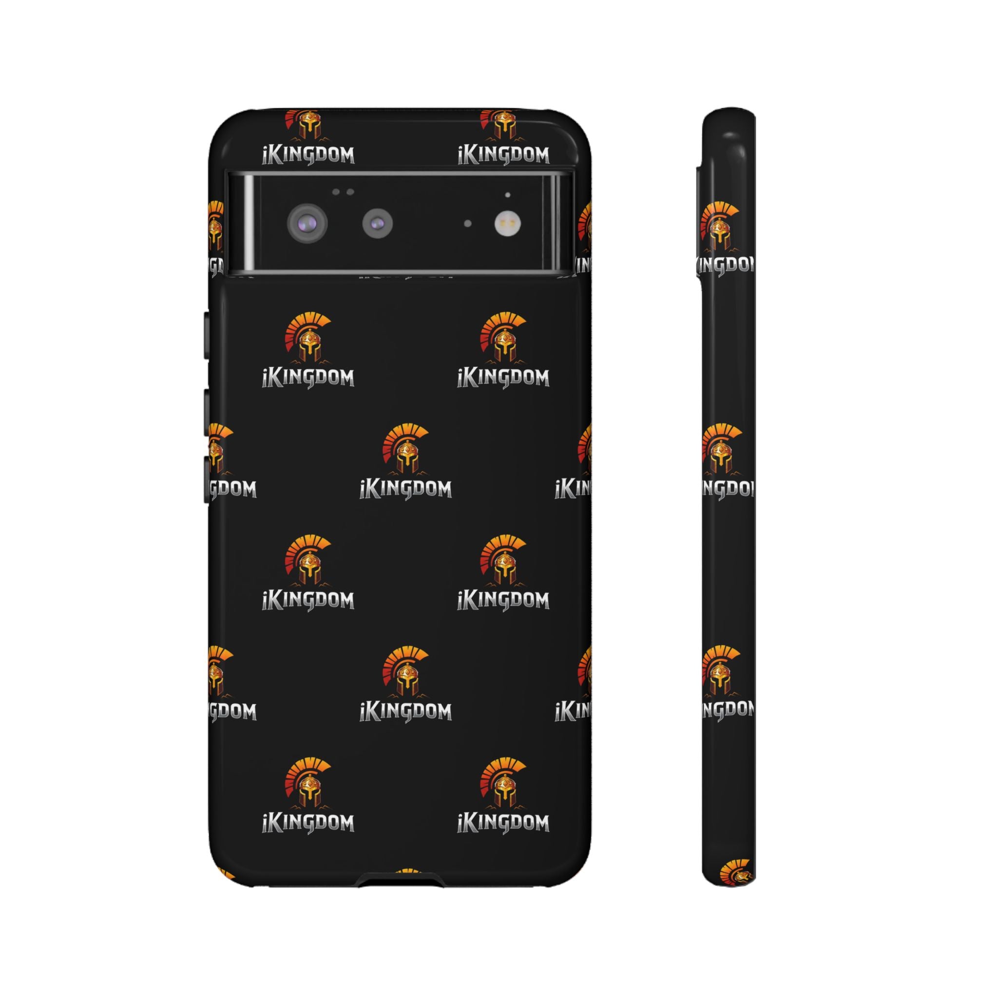 iKingdom Spartan Logo Tough Phone Case — Black Protective Phone Cover