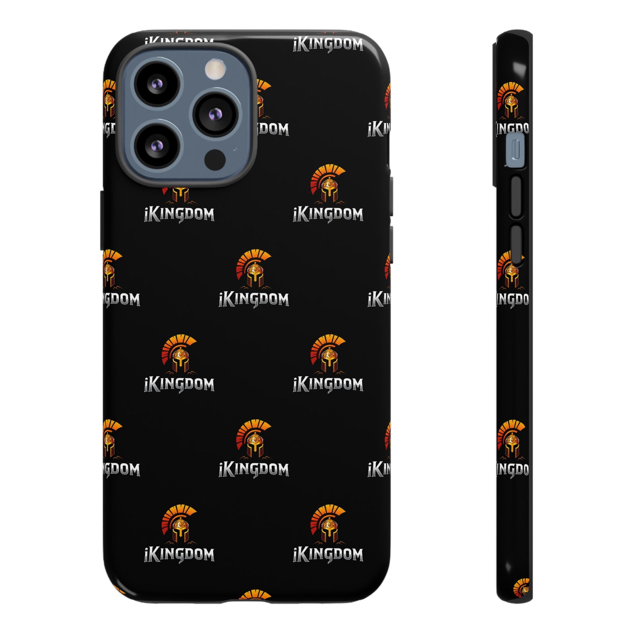 iKingdom Spartan Logo Tough Phone Case — Black Protective Phone Cover