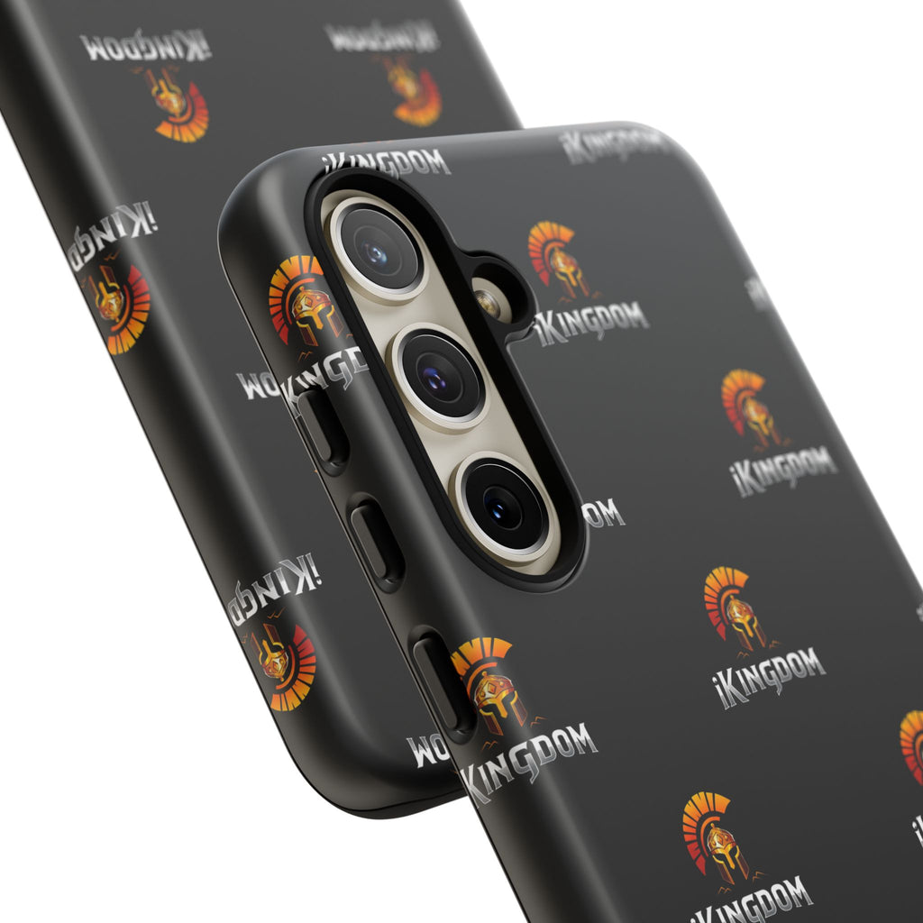 iKingdom Spartan Logo Tough Phone Case — Black Protective Phone Cover