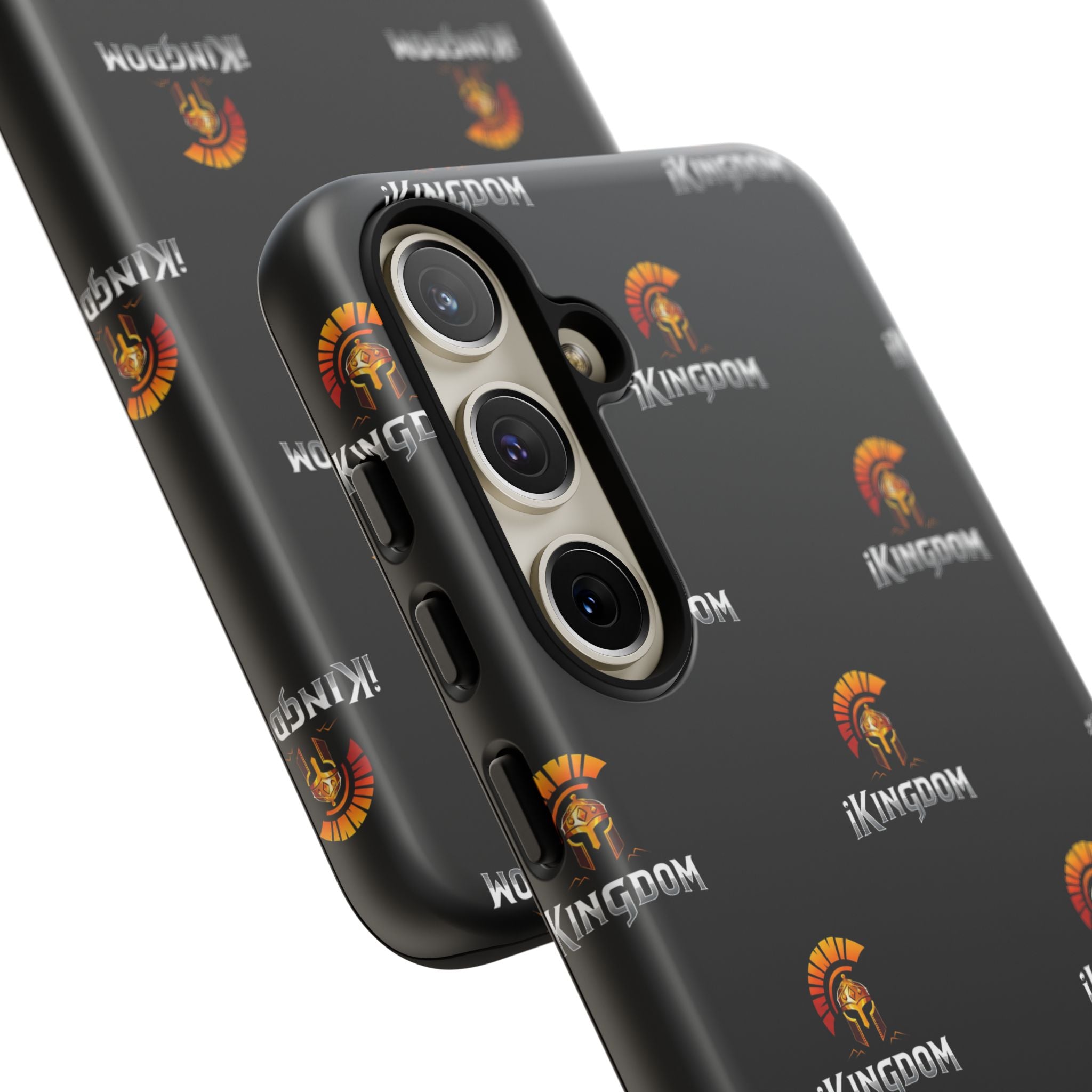 iKingdom Spartan Logo Tough Phone Case — Black Protective Phone Cover