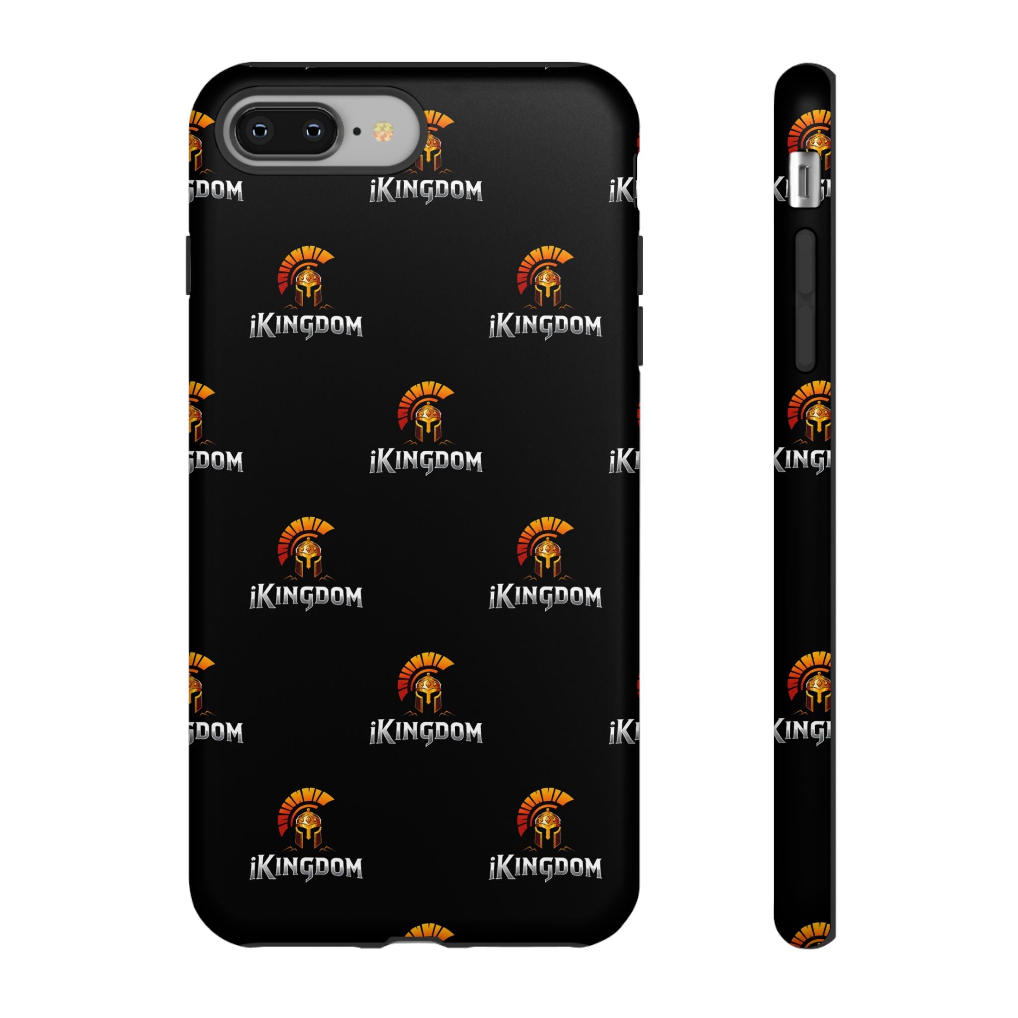iKingdom Spartan Logo Tough Phone Case — Black Protective Phone Cover