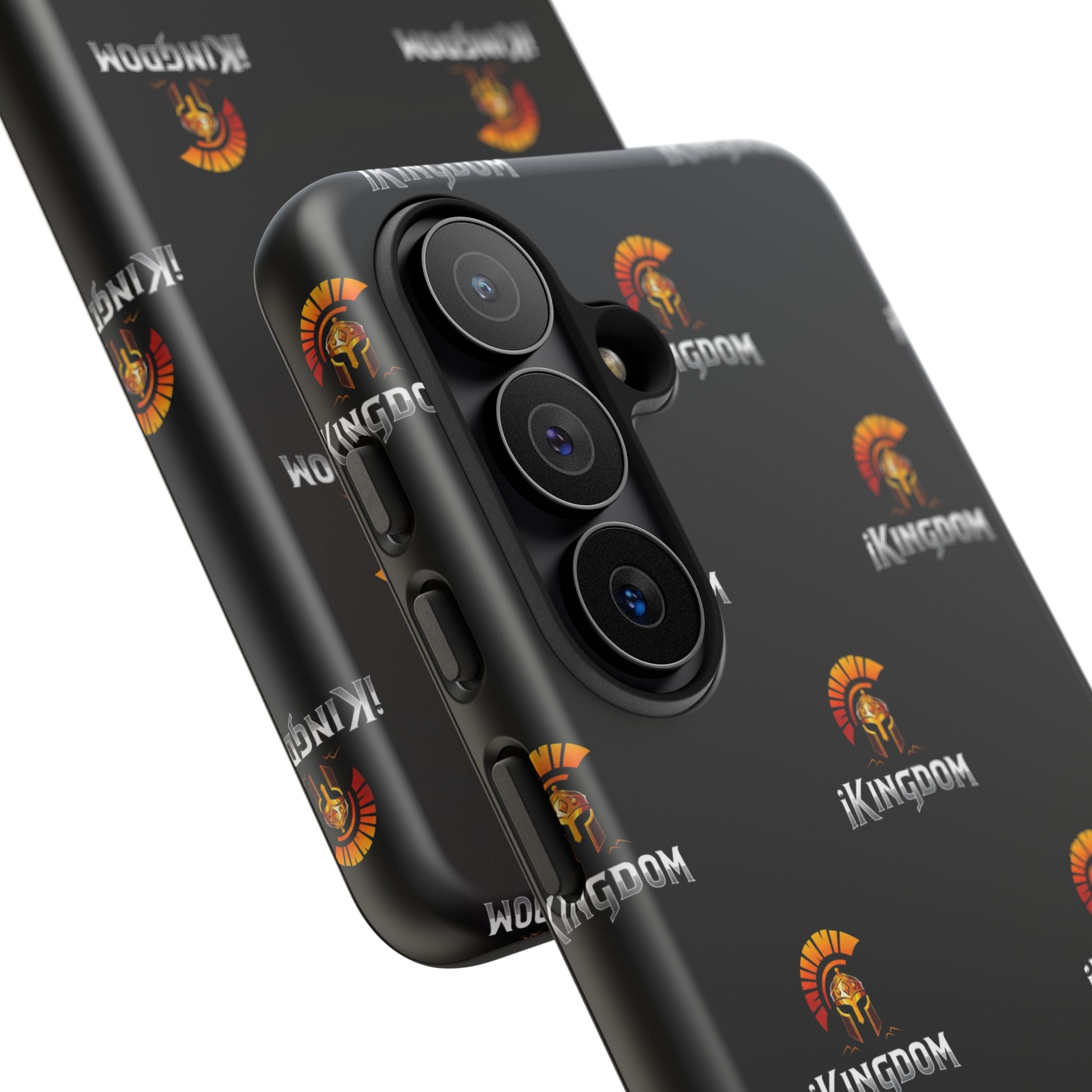 iKingdom Spartan Logo Tough Phone Case — Black Protective Phone Cover